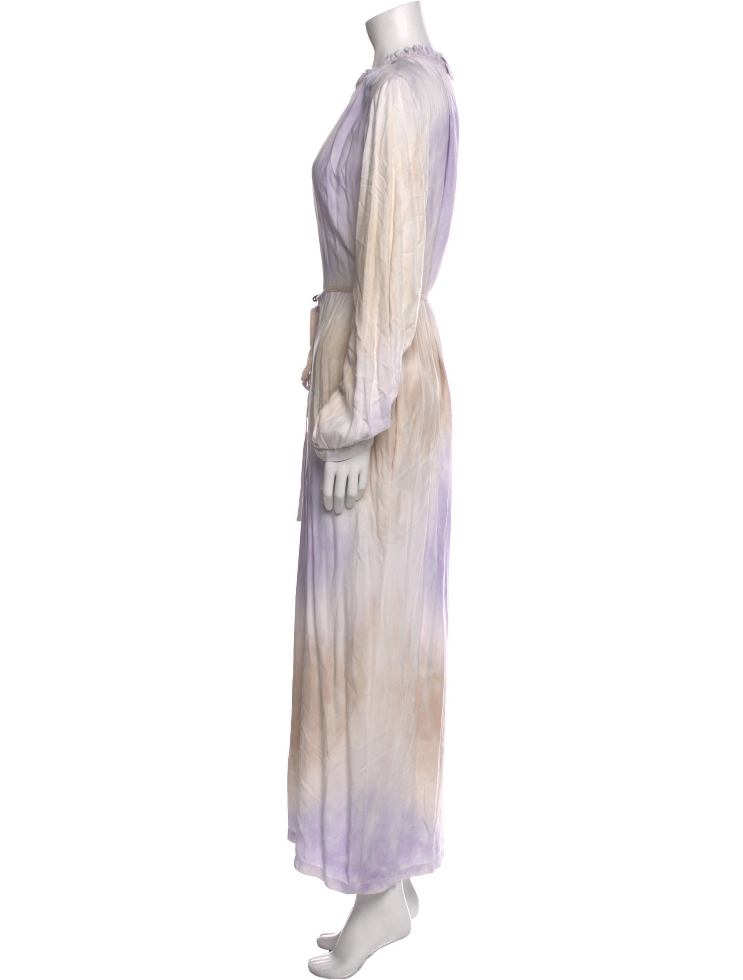 Raquel Allegra Tie-Dye Print Long Dress