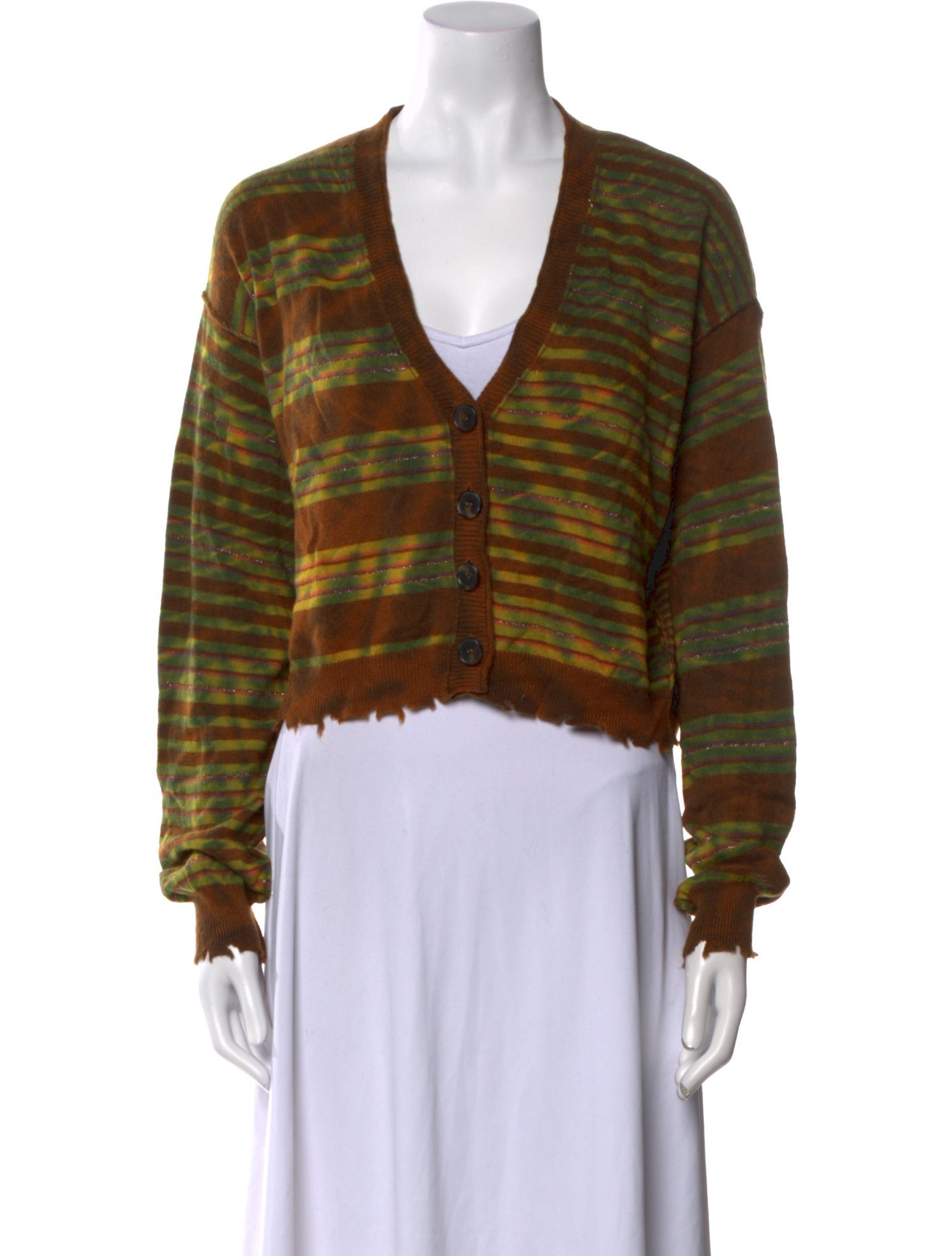 Raquel Allegra Cashmere Striped Sweater