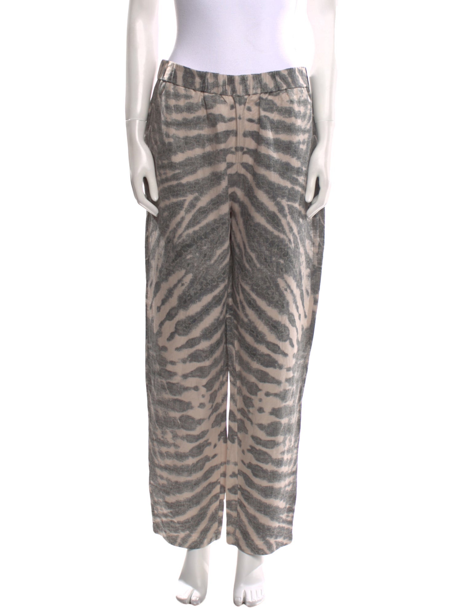 Raquel Allegra Printed Straight Leg Pants