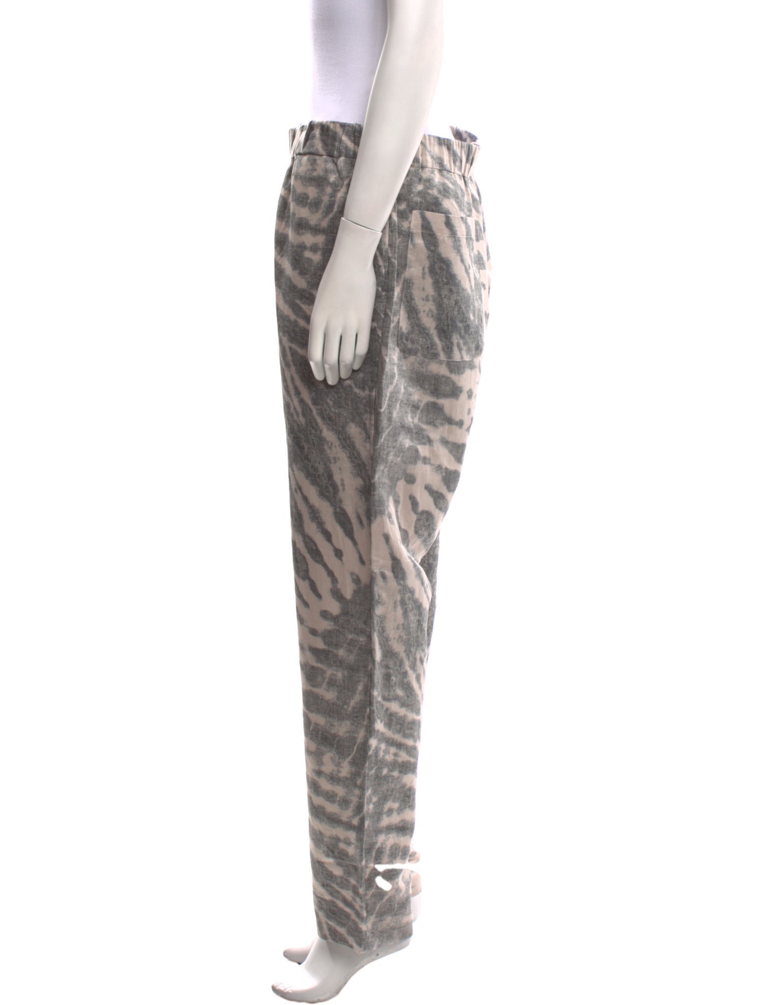 Raquel Allegra Printed Straight Leg Pants