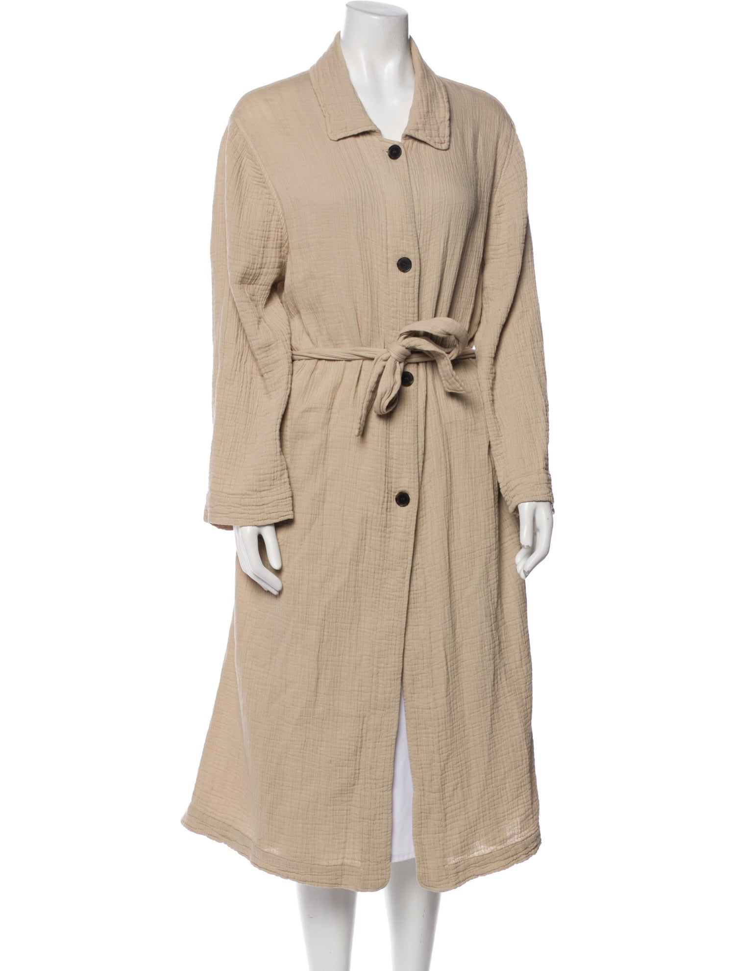 Raquel Allegra Printed Trench Coat