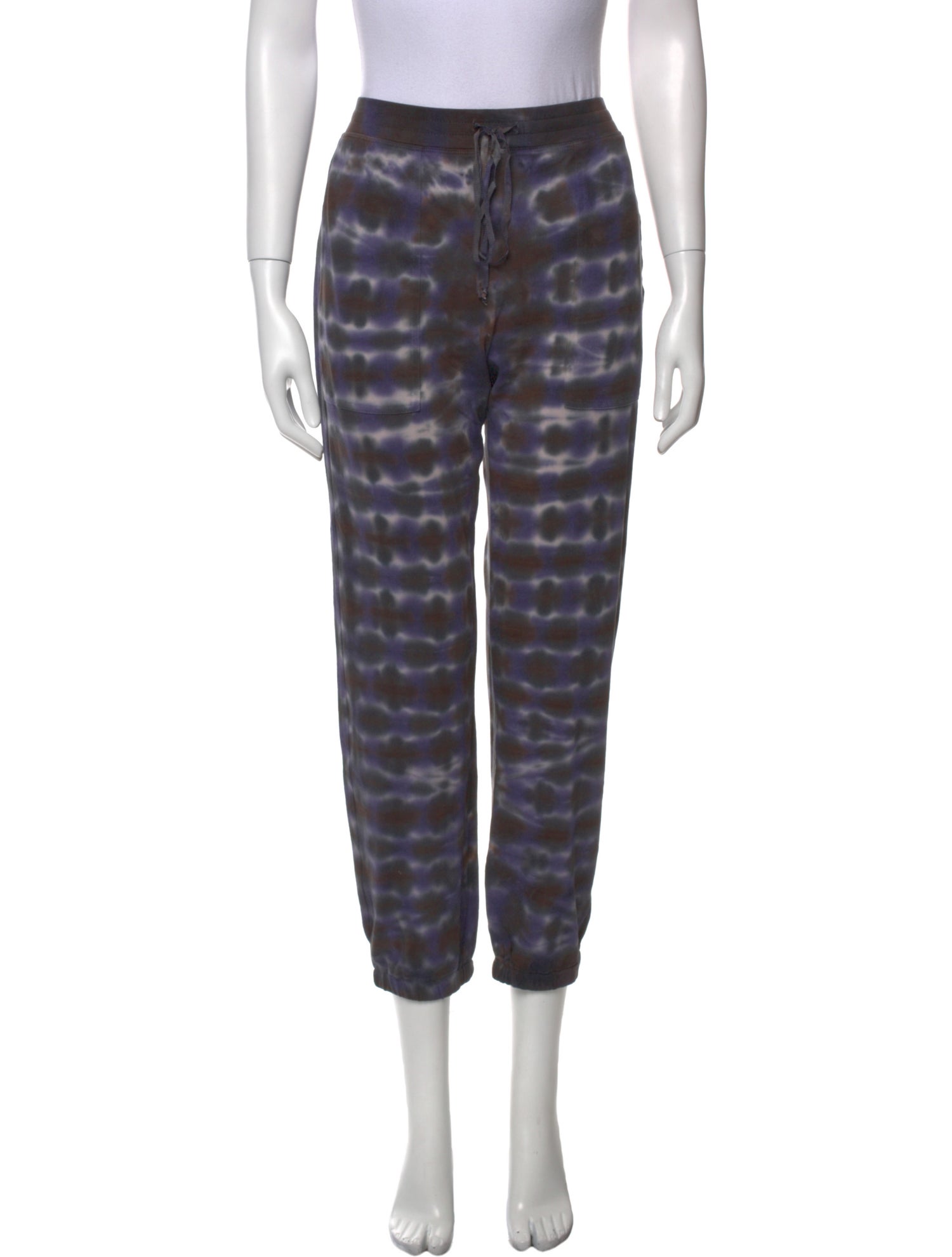 Raquel Allegra Tie-Dye Print Skinny Leg Pants