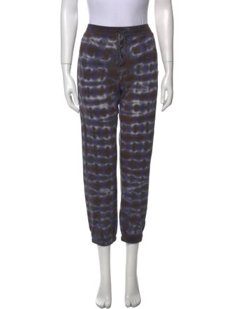 Raquel Allegra Tie-Dye Print Skinny Leg Pants