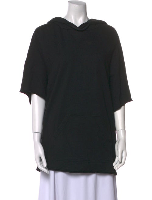 Raquel Allegra Cowl Neck Short Sleeve Sweatshirt