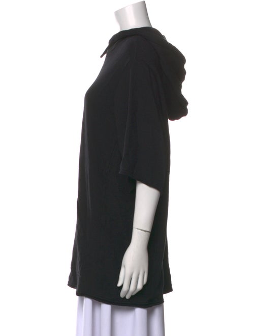 Raquel Allegra Cowl Neck Short Sleeve Sweatshirt