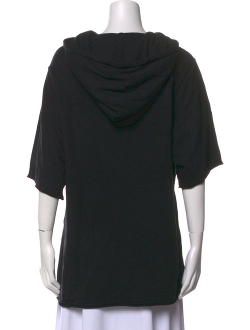 Raquel Allegra Cowl Neck Short Sleeve Sweatshirt