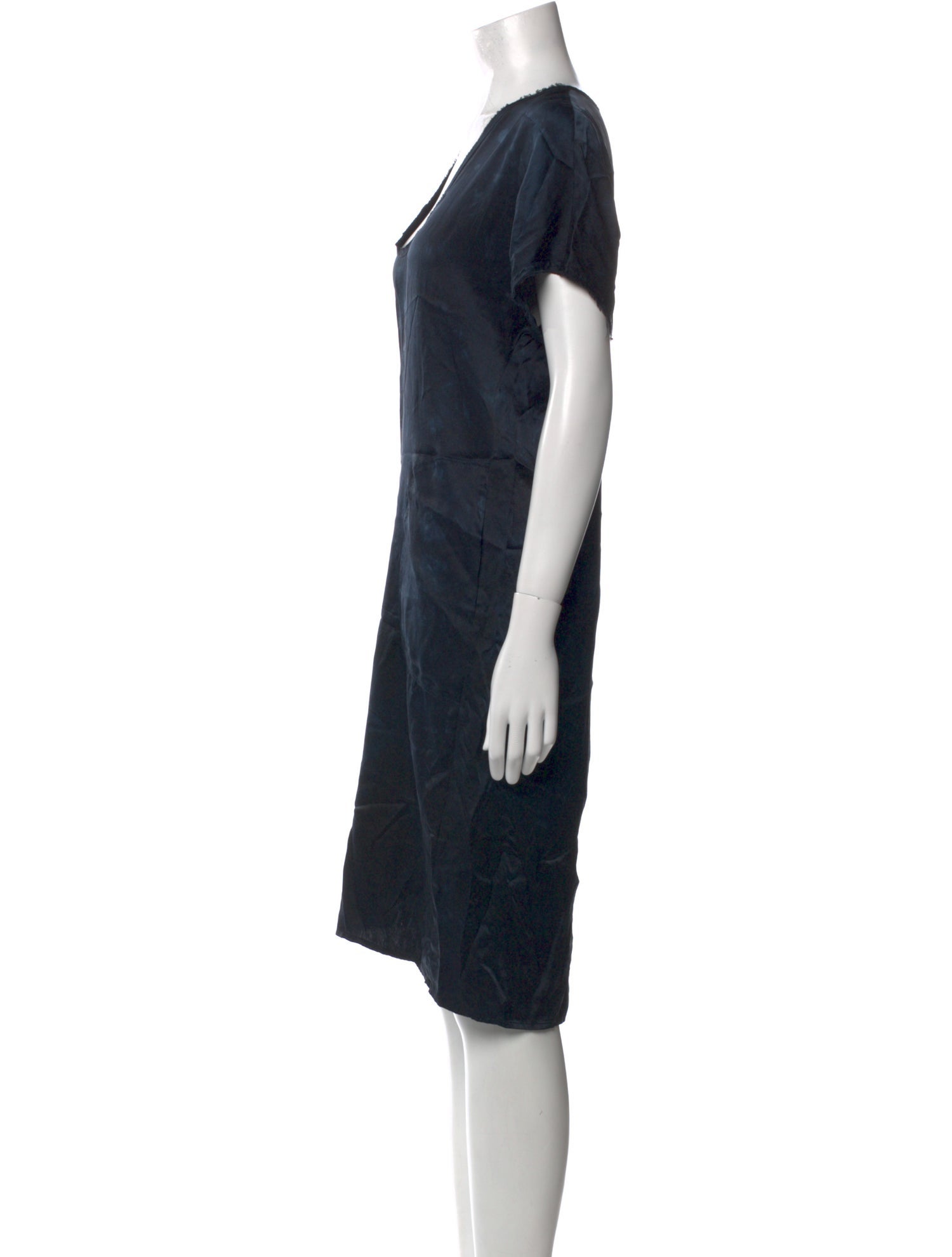 Raquel Allegra Silk Knee-Length Dress