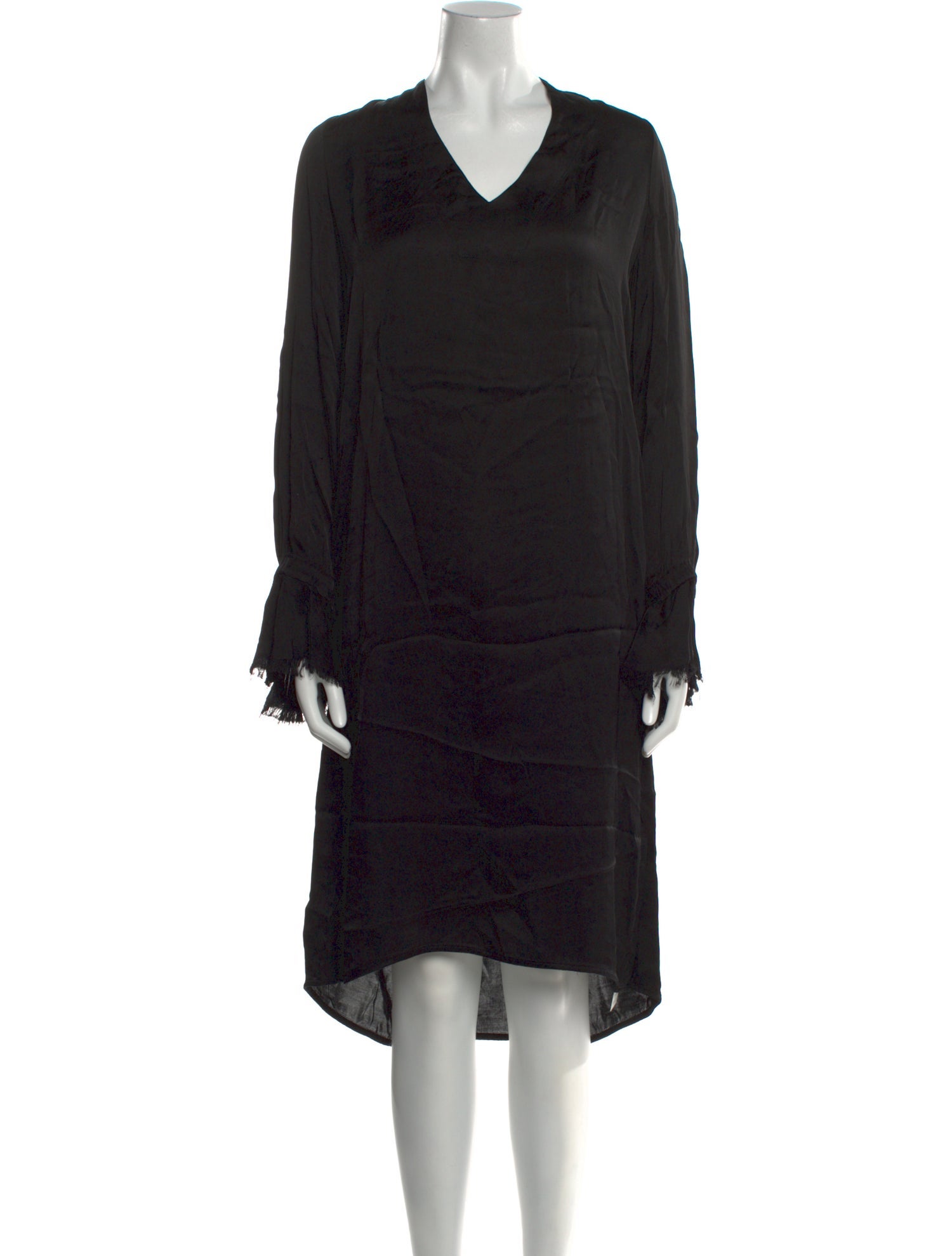 Raquel Allegra V-Neck Midi Length Dress