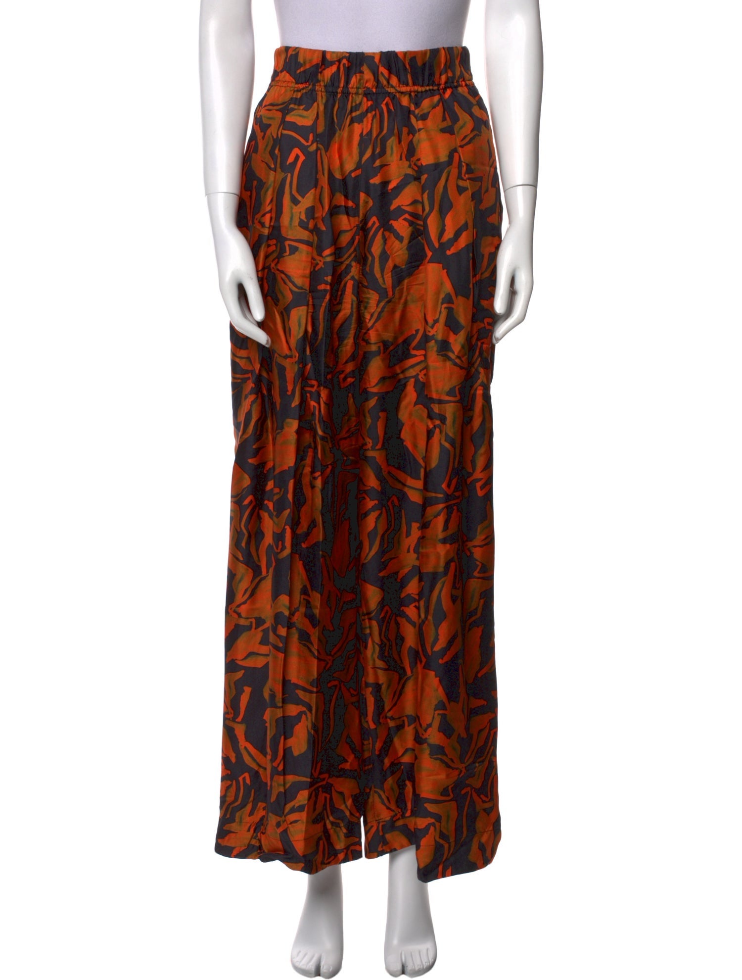 Raquel Allegra Silk Wide Leg Pants