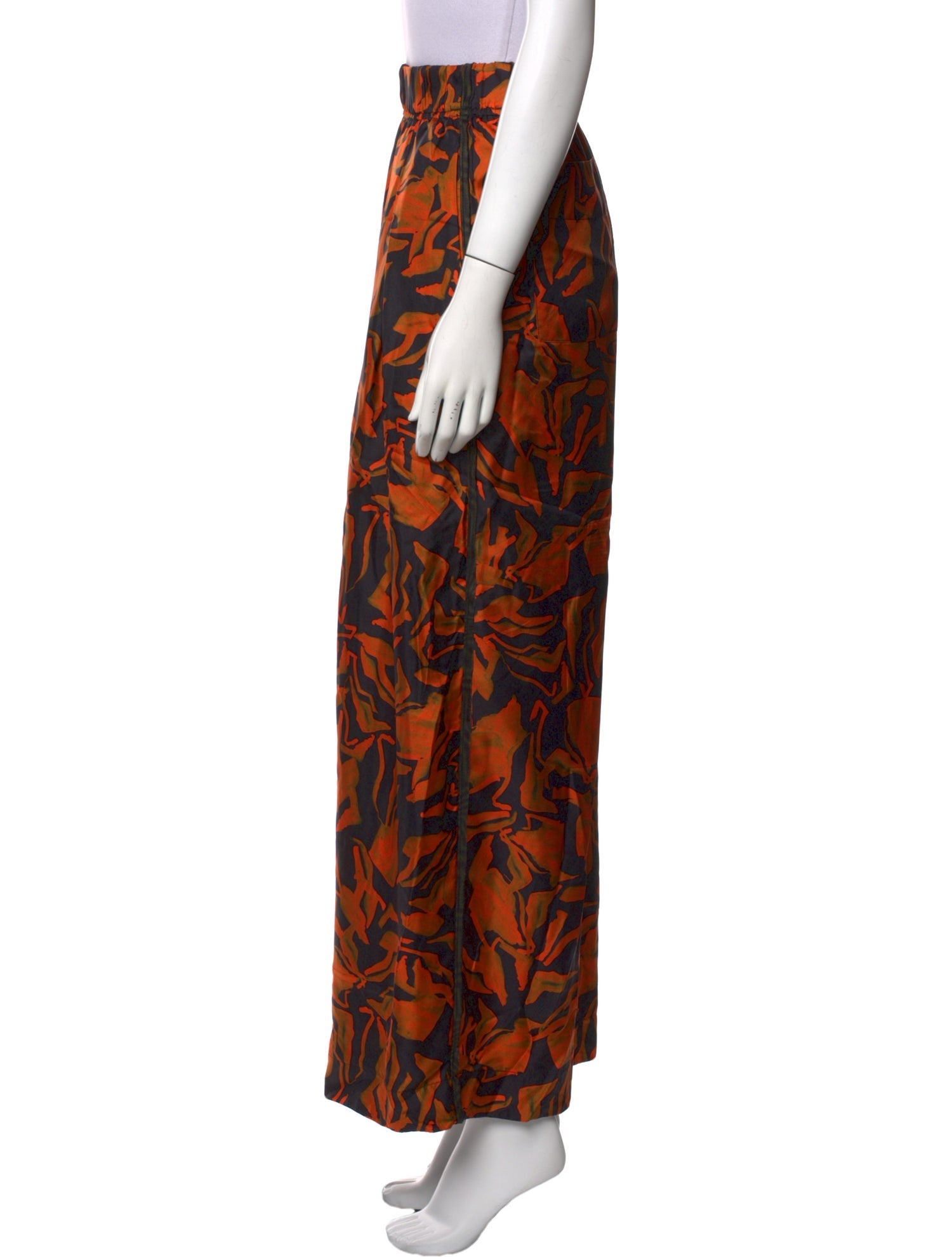 Raquel Allegra Silk Wide Leg Pants