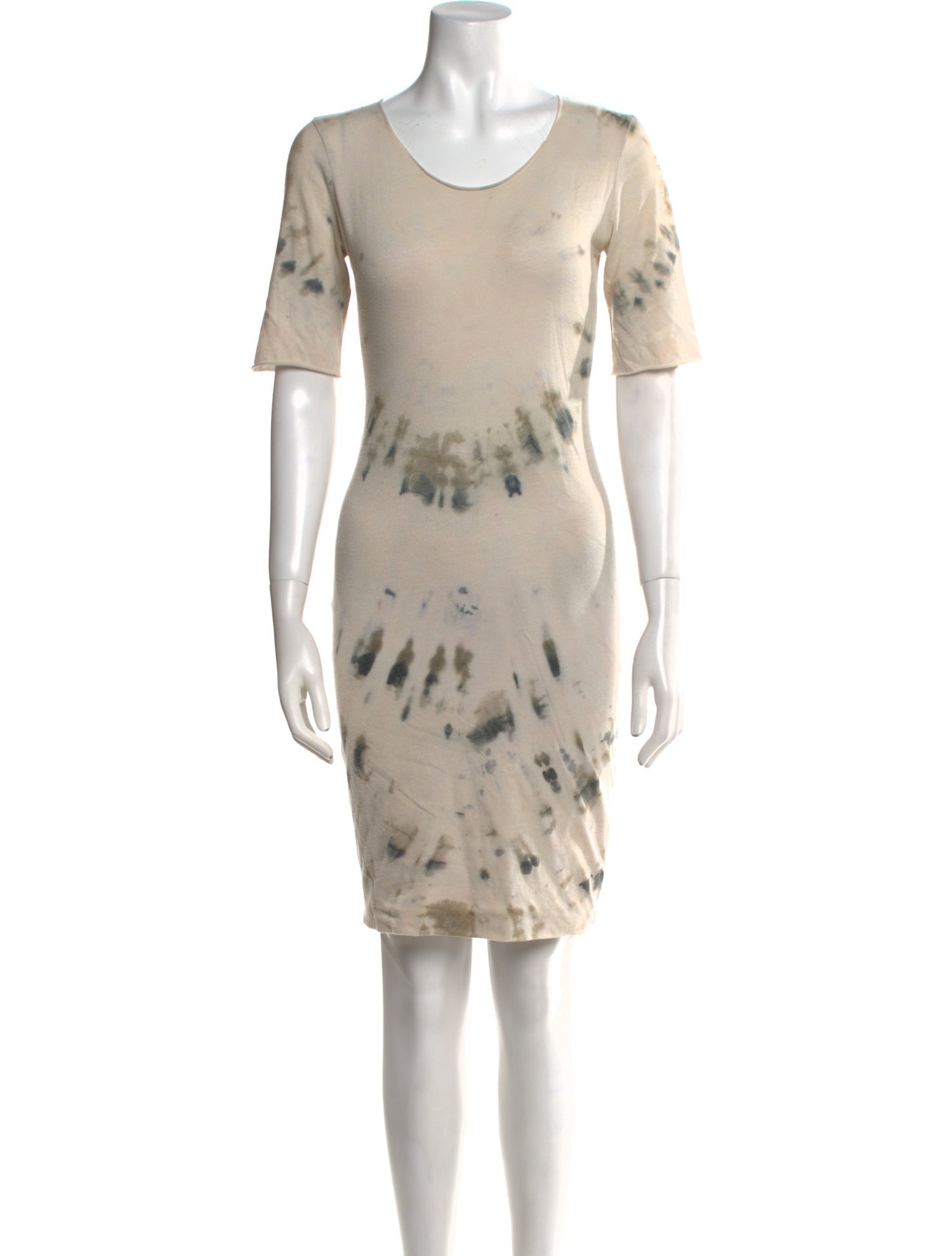 Raquel Allegra Tie-Dye Print Mini Dress