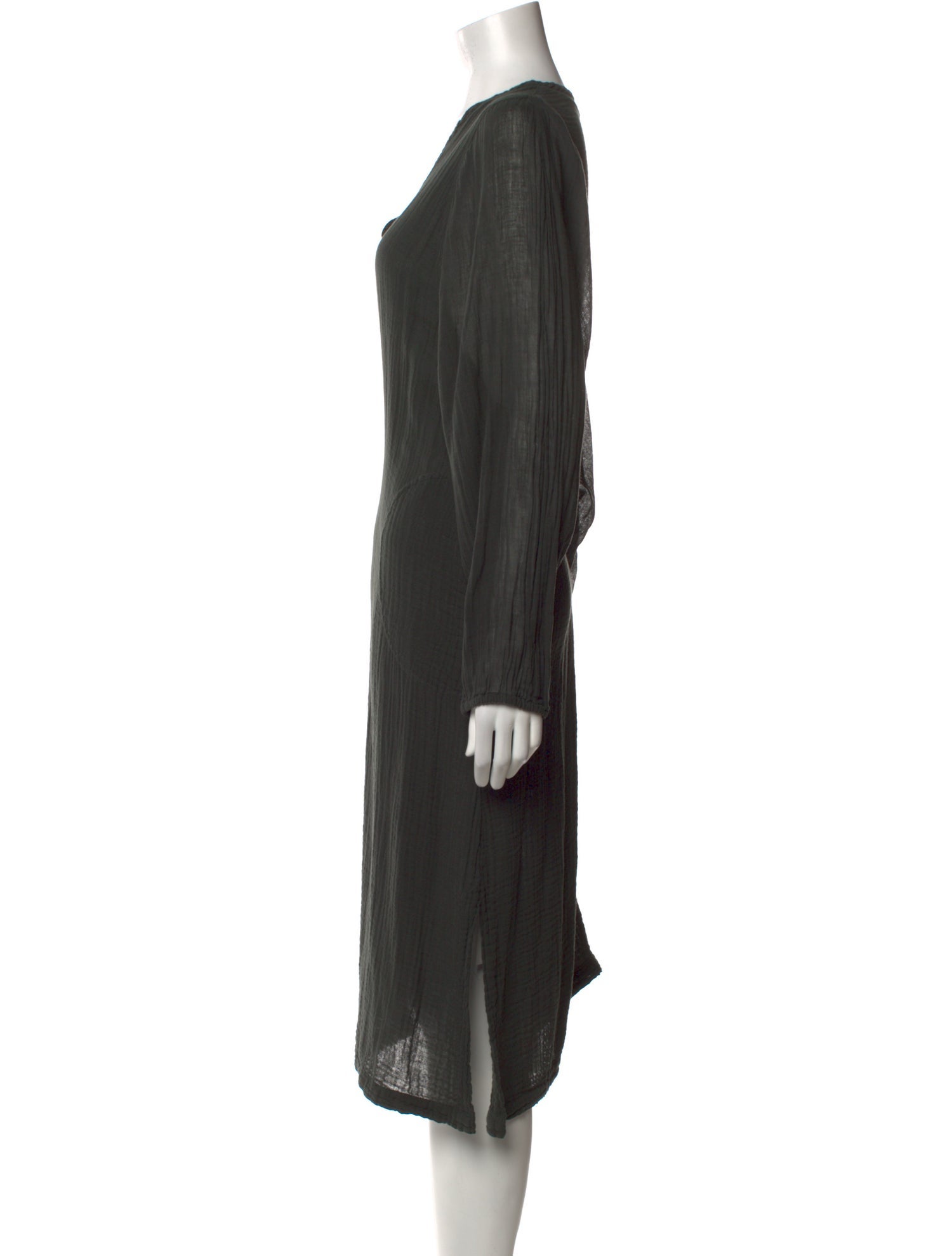 Raquel Allegra V-Neck Midi Length Dress