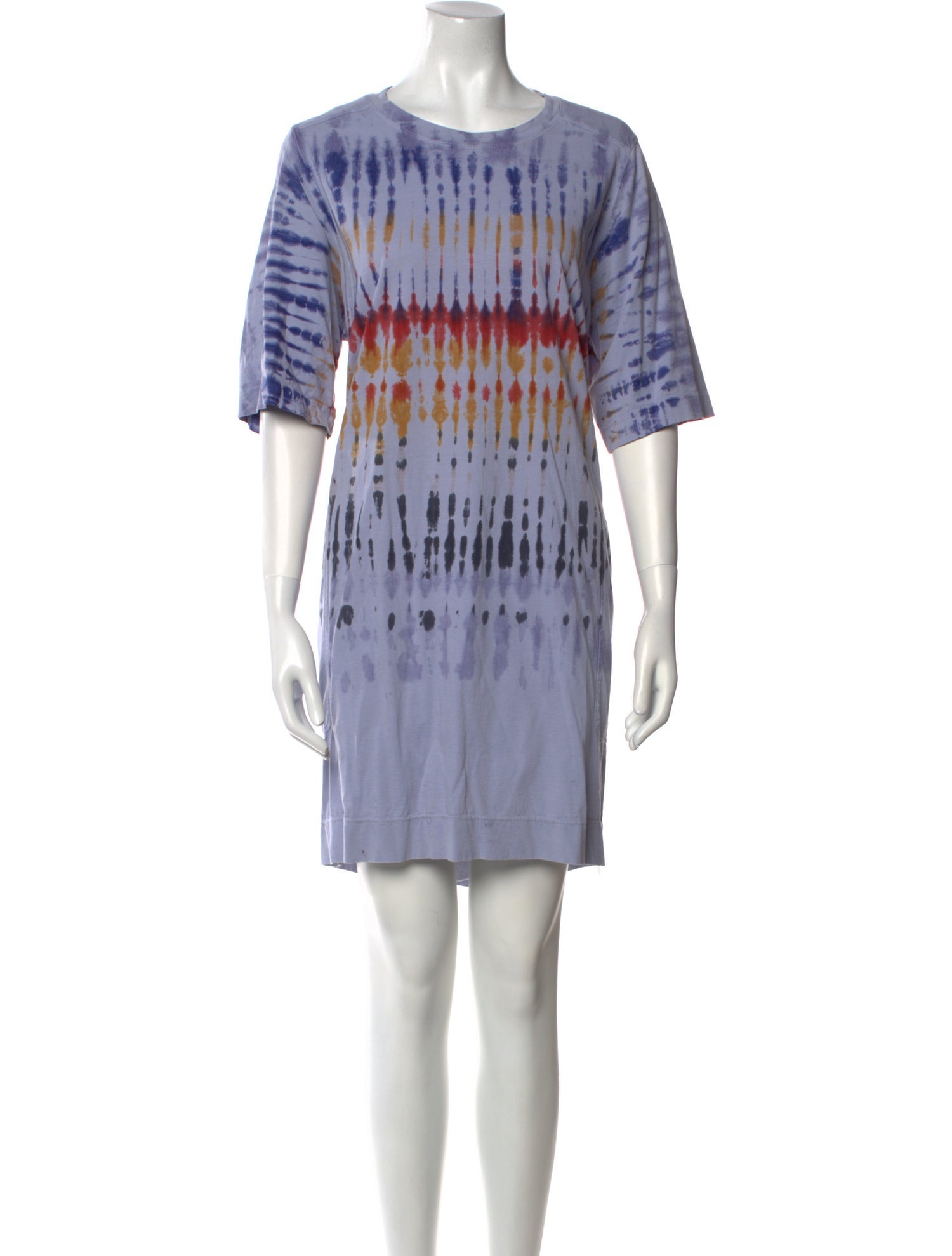 Raquel Allegra Tie-Dye Print Mini Dress