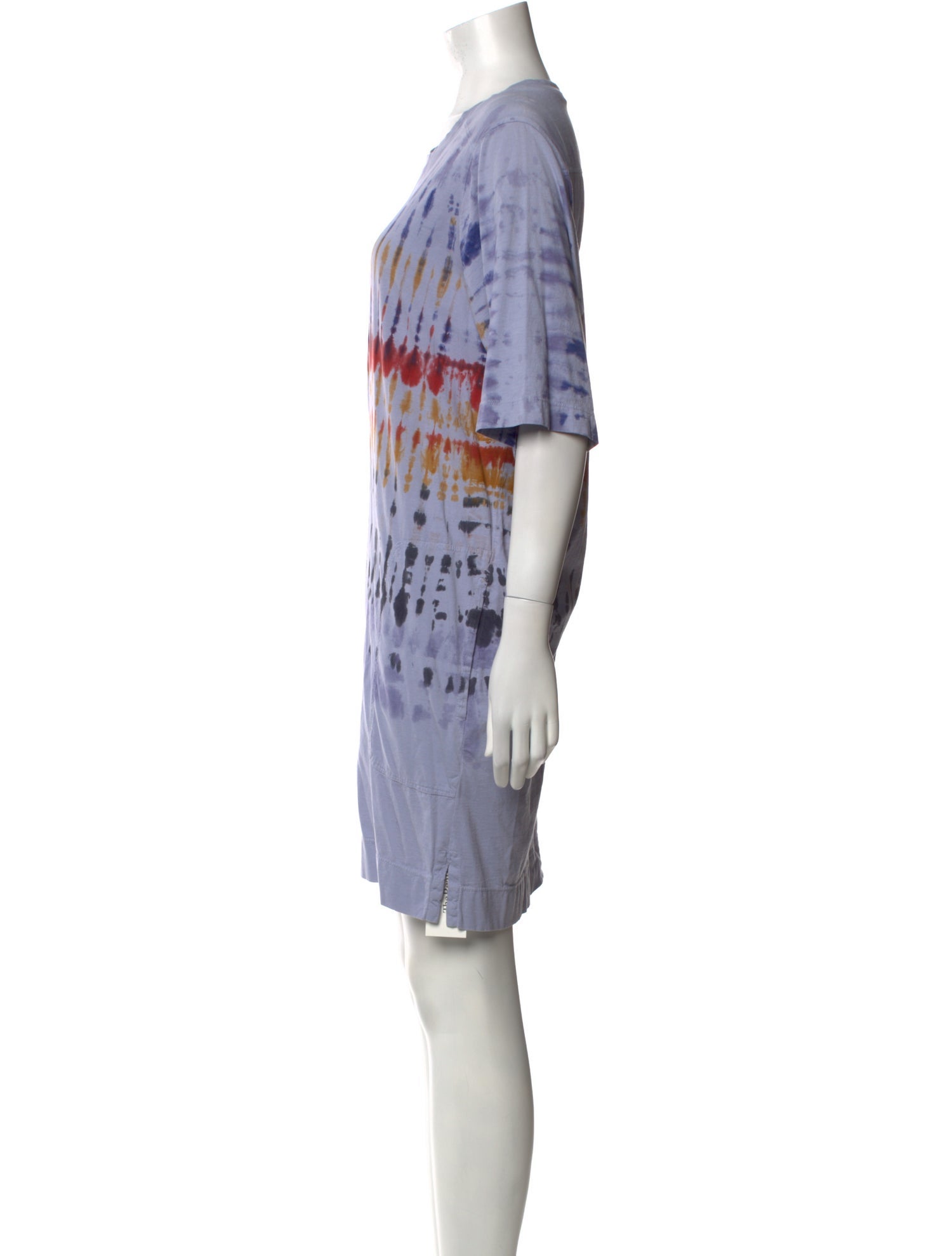 Raquel Allegra Tie-Dye Print Mini Dress