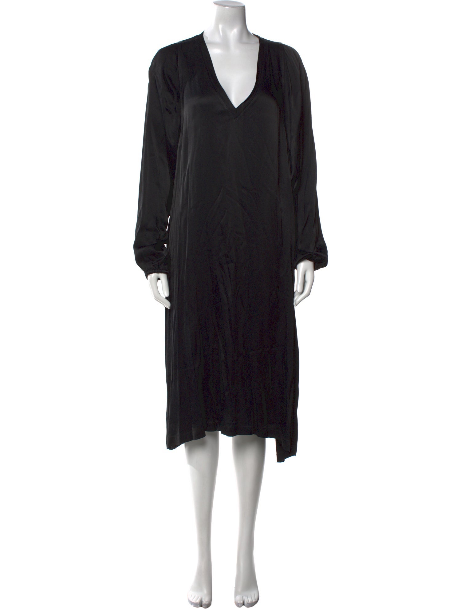 Raquel Allegra Wool Midi Length Dress