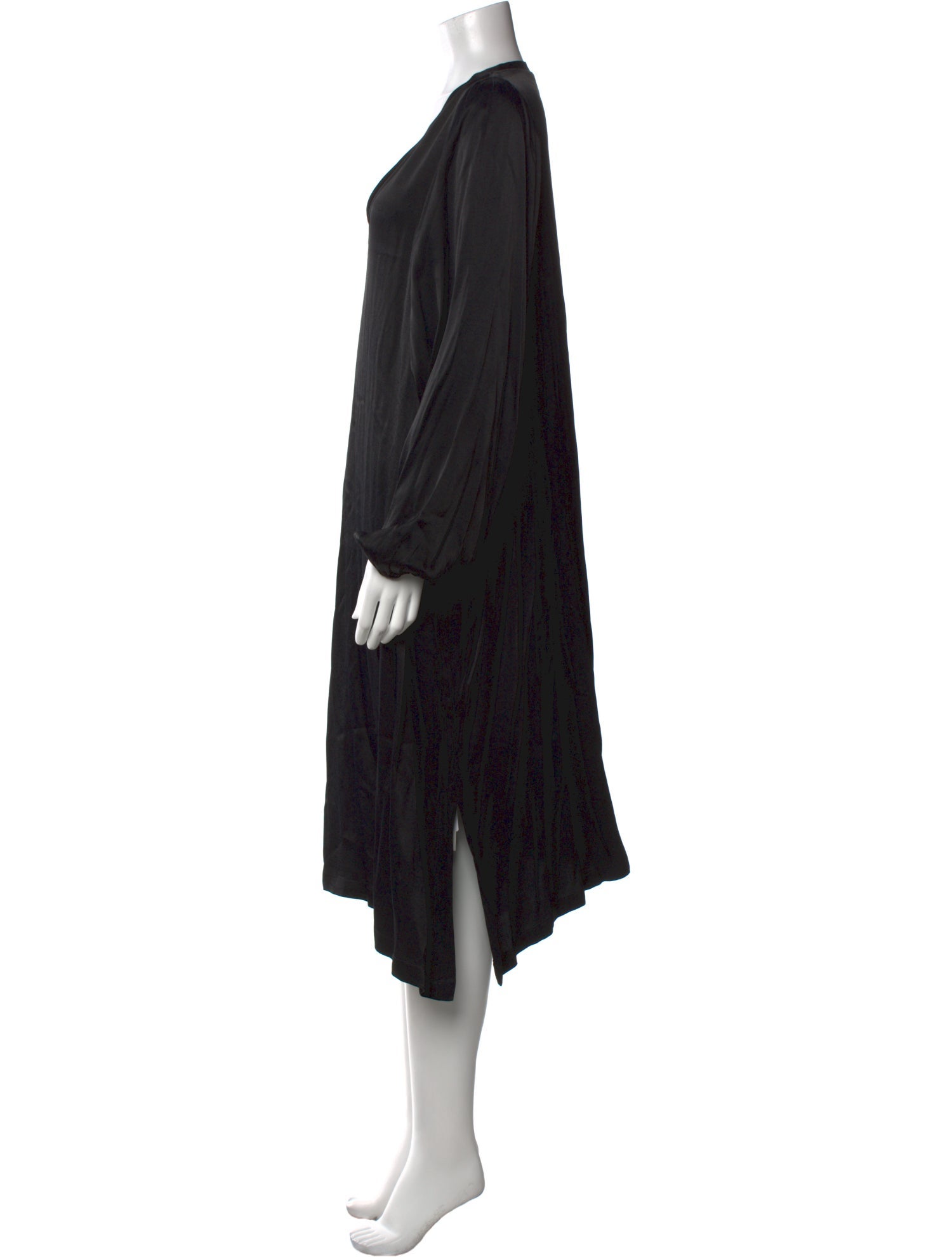 Raquel Allegra Wool Midi Length Dress