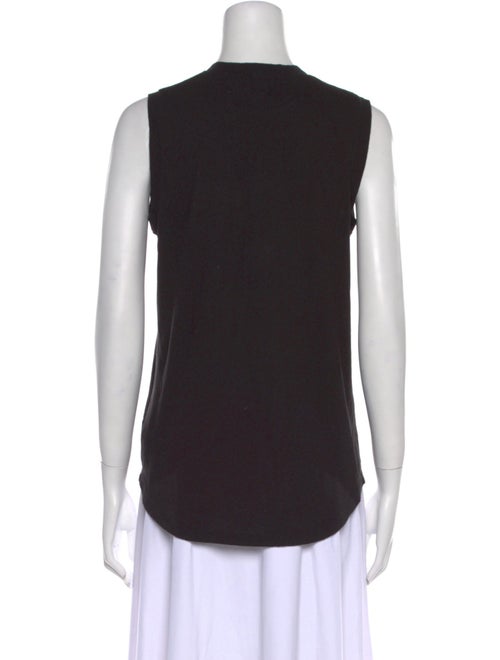 Raquel Allegra Graphic Print Crew Neck Top