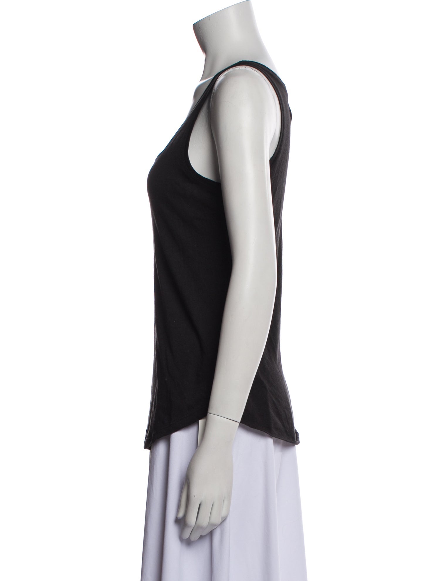 Raquel Allegra Scoop Neck Sleeveless Top