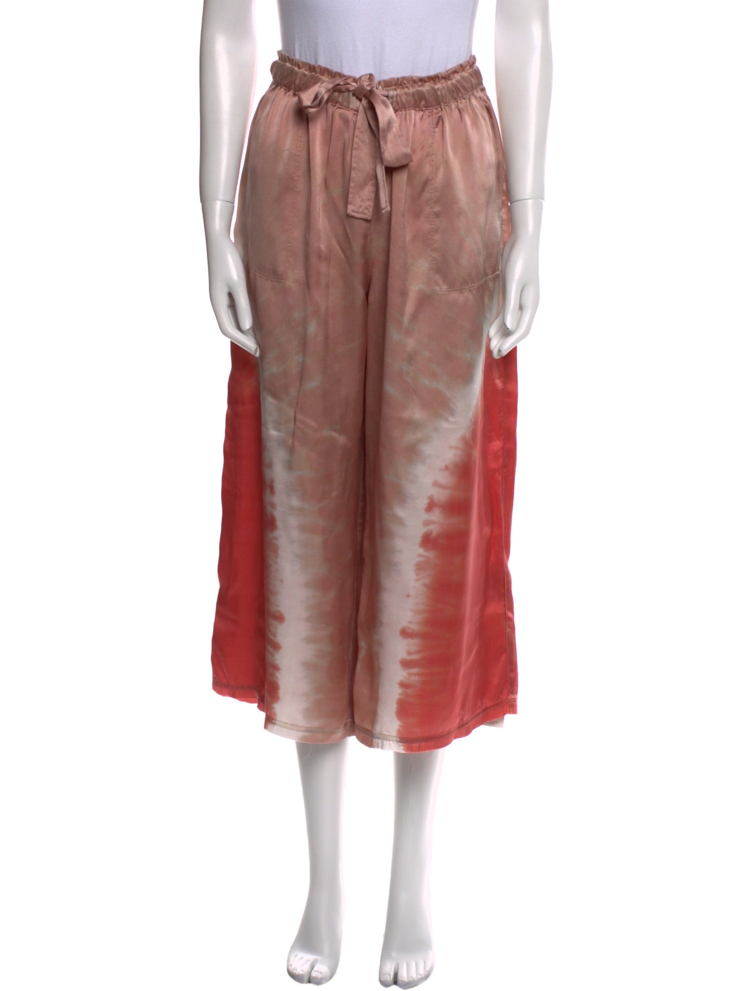 Raquel Allegra Silk Wide Leg Pants