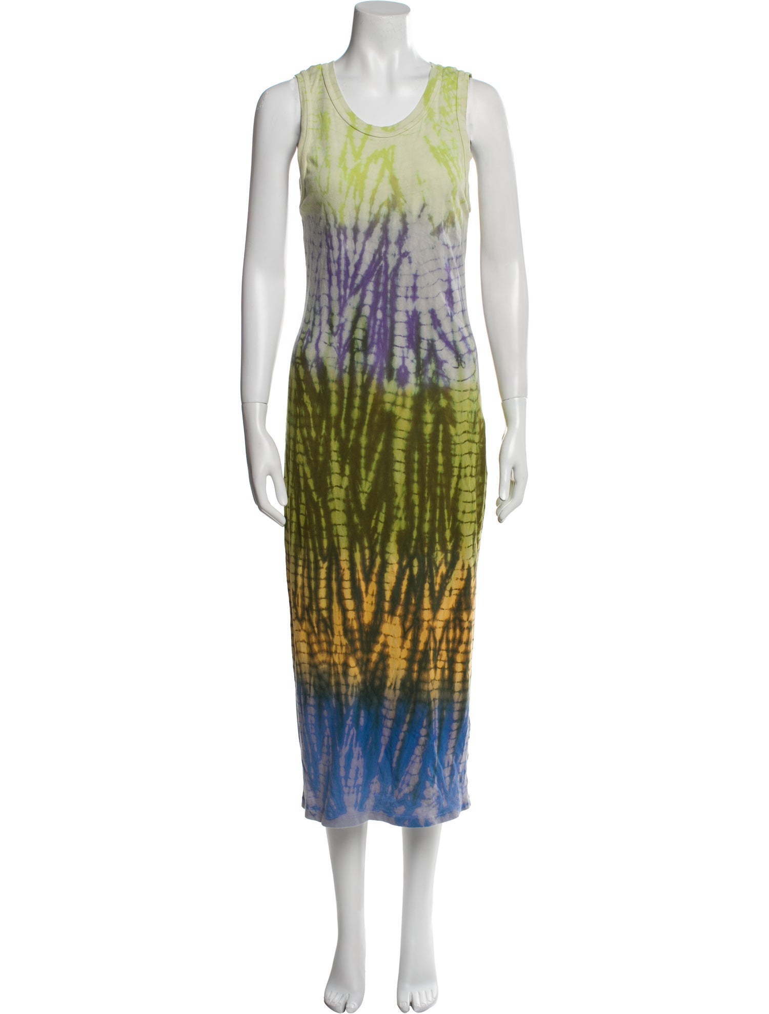 Raquel Allegra Tie-Dye Print Long Dress