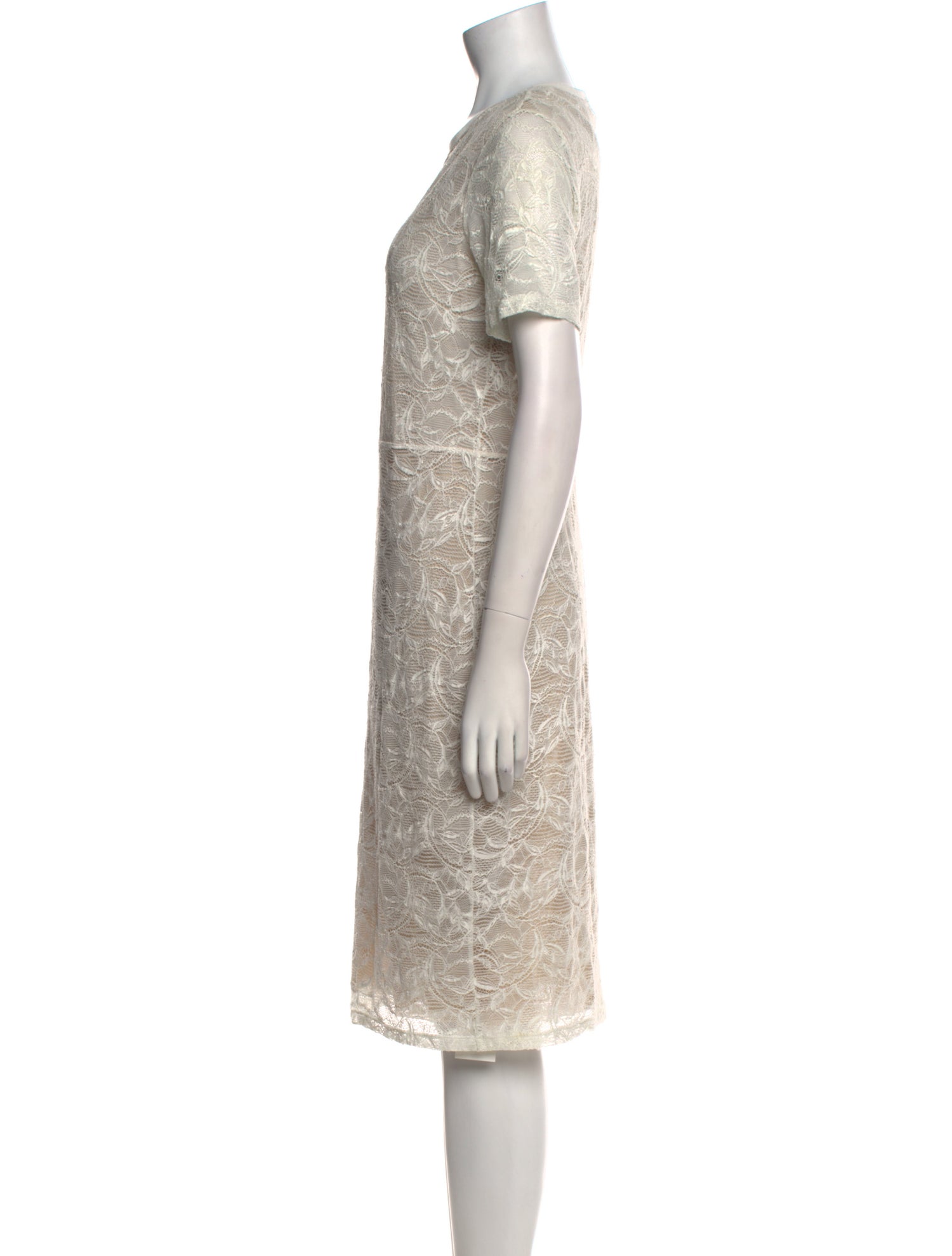 Raquel Allegra Lace Pattern Knee-Length Dress