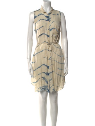 Raquel Allegra Silk Knee-Length Dress