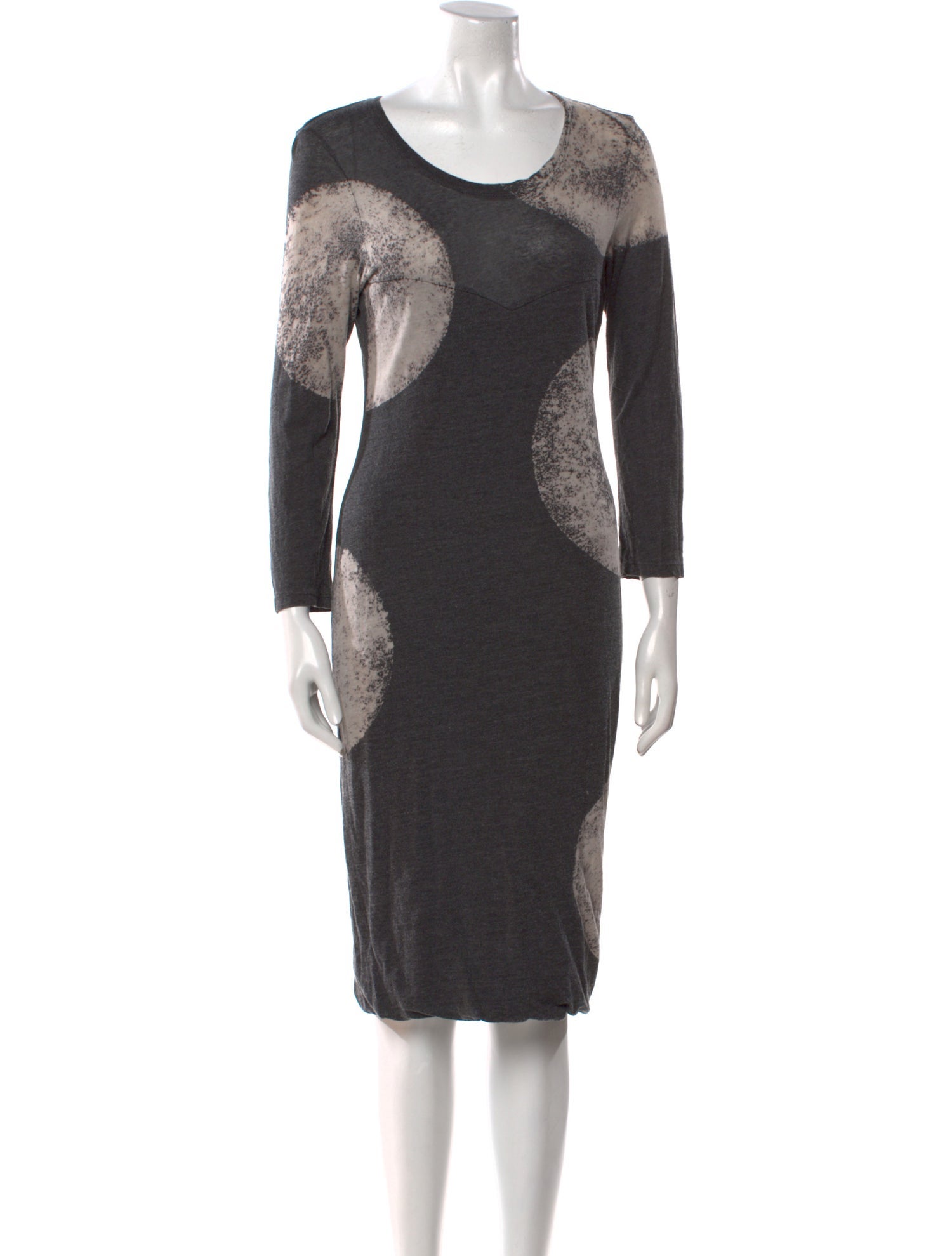 Raquel Allegra Graphic Print Knee-Length Dress