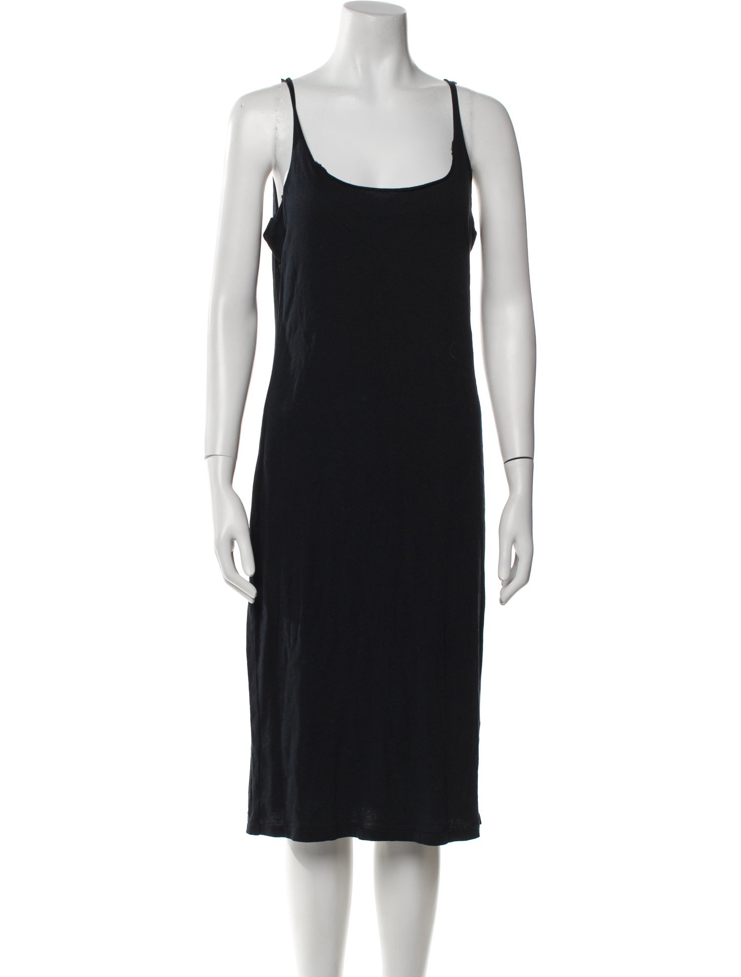 Raquel Allegra Scoop Neck Midi Length Dress