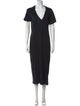 Raquel Allegra V-Neck Long Dress