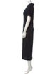 Raquel Allegra V-Neck Long Dress