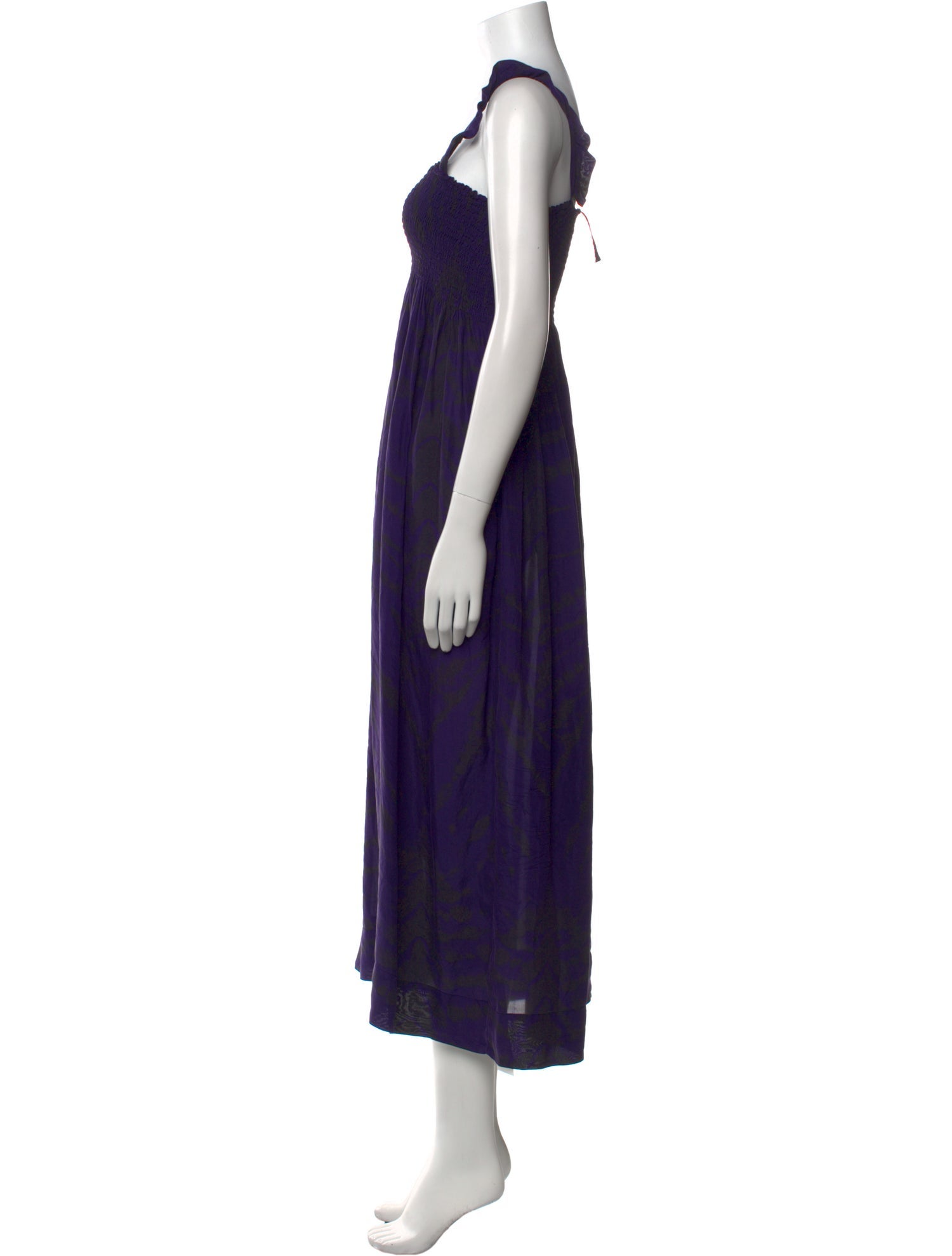 Raquel Allegra Silk Long Dress