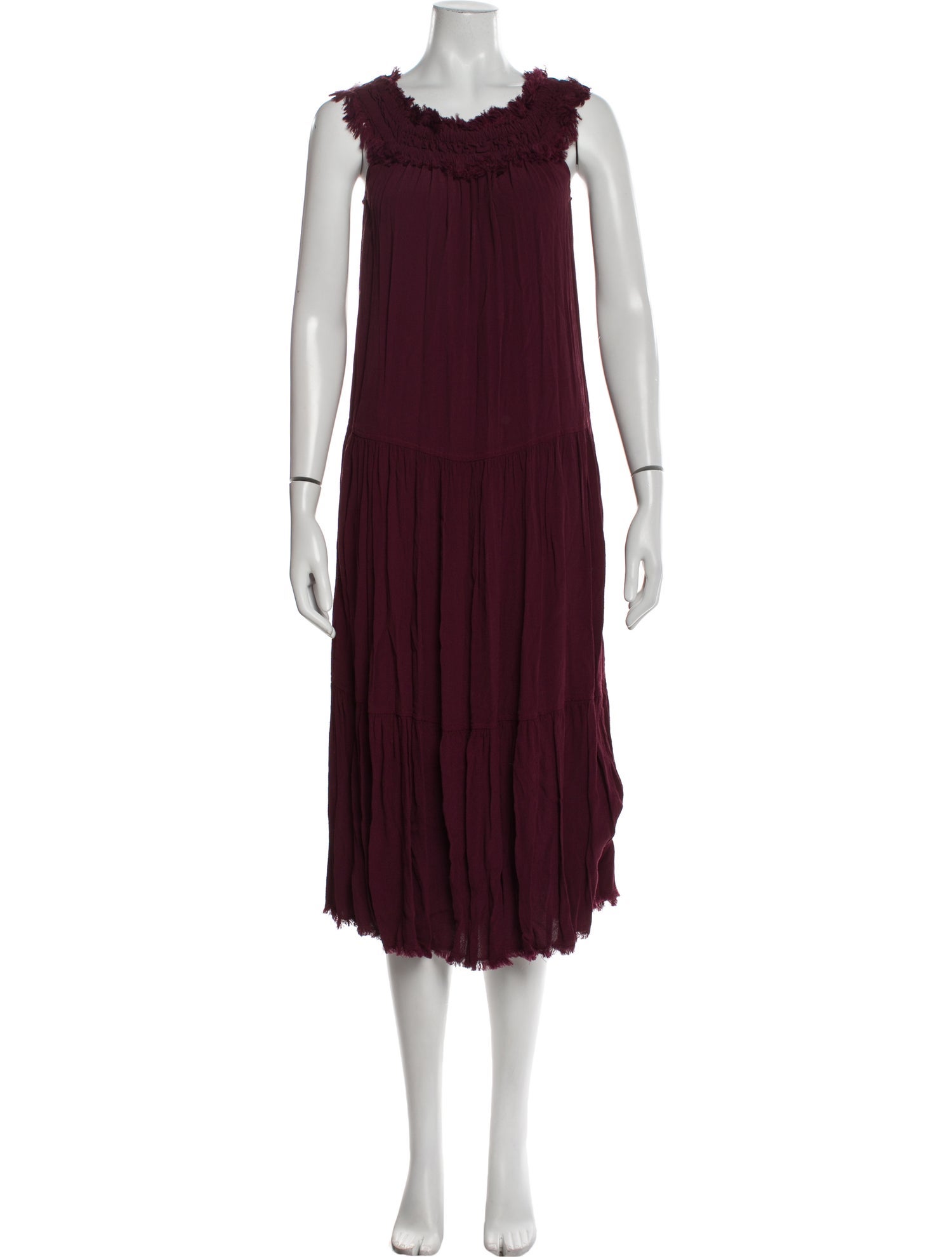Raquel Allegra Silk Midi Length Dress