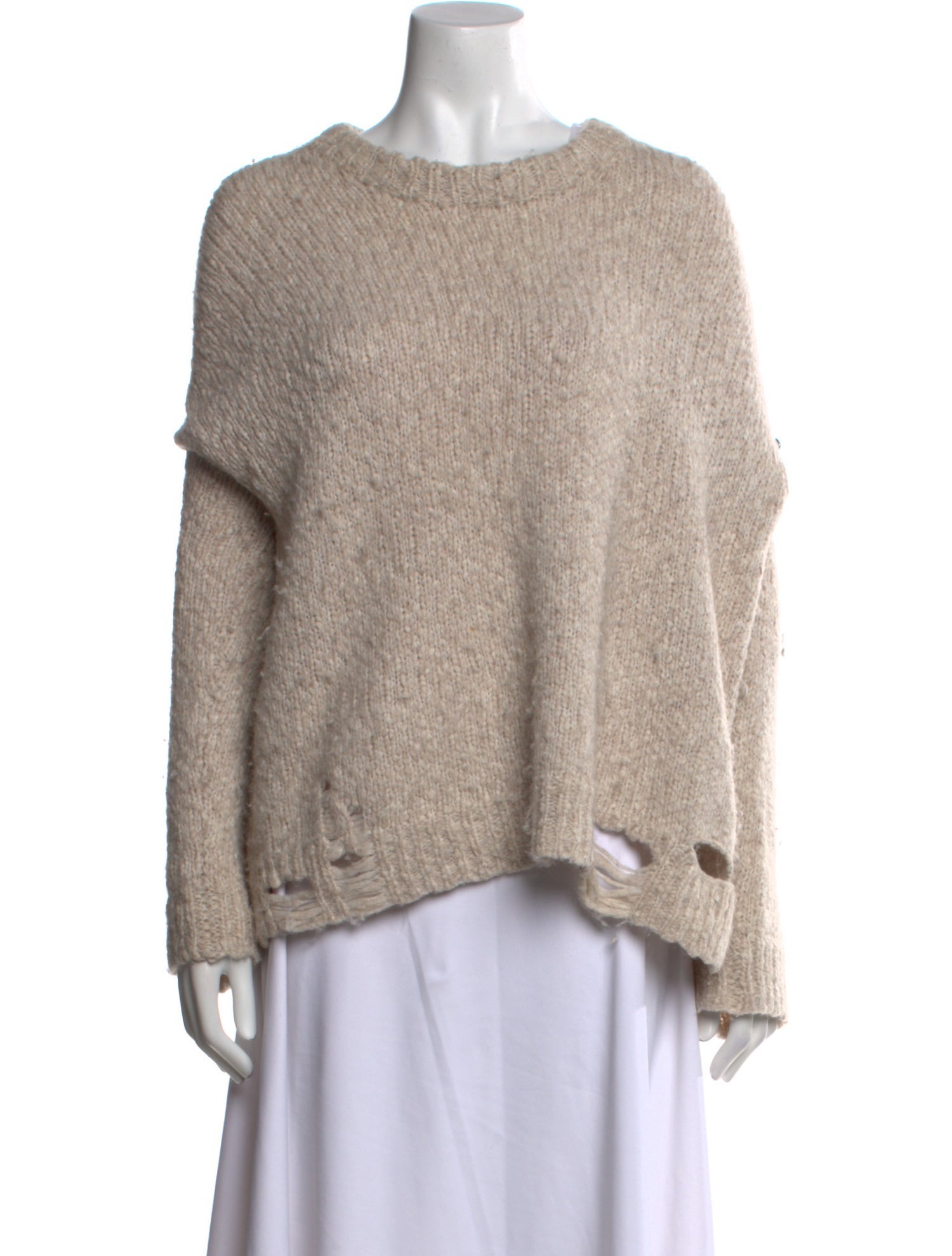 Raquel Allegra Baby Alpaca Crew Neck Sweater