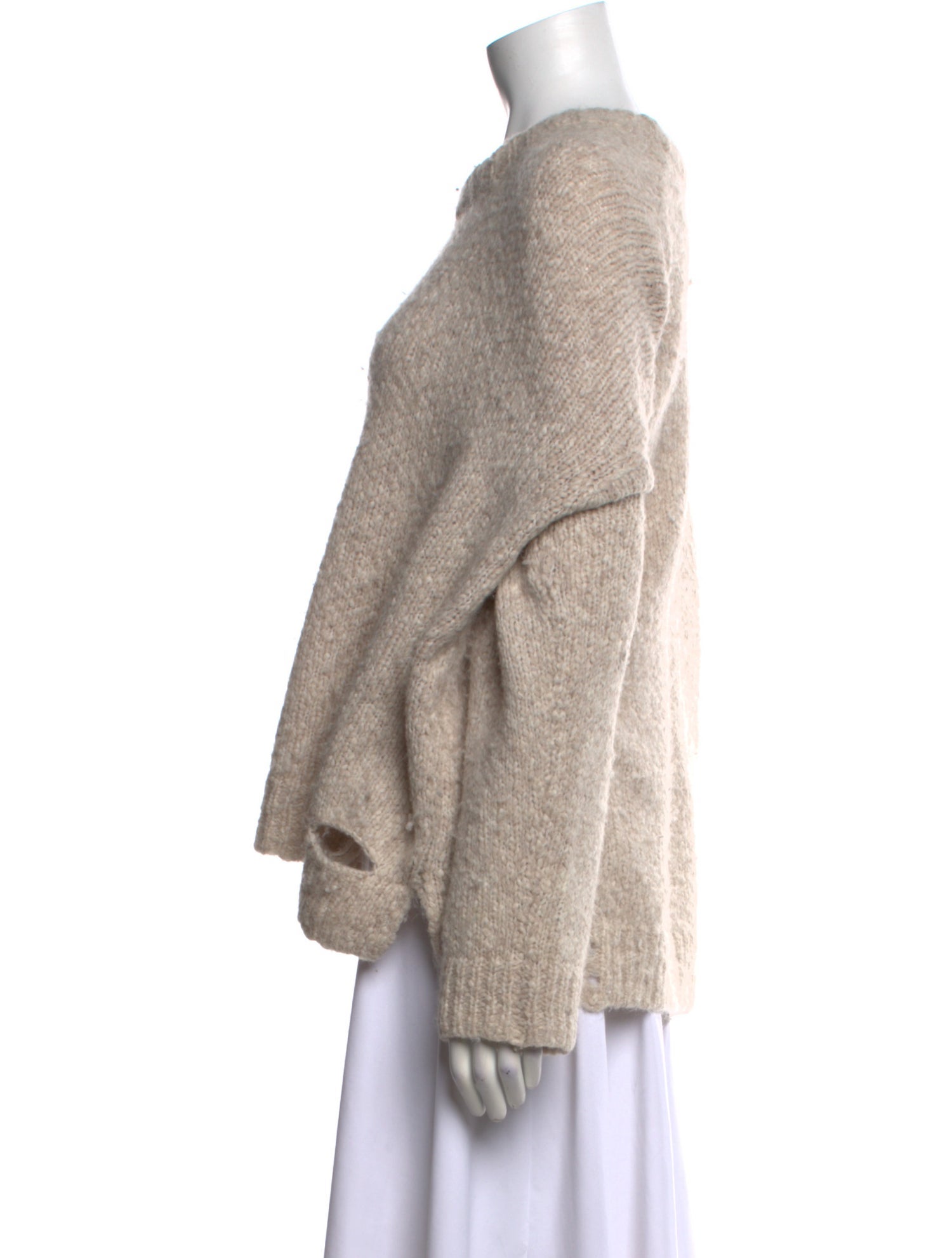 Raquel Allegra Baby Alpaca Crew Neck Sweater