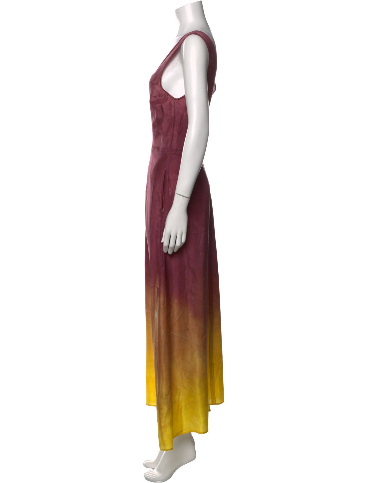 Raquel Allegra Silk Long Dress
