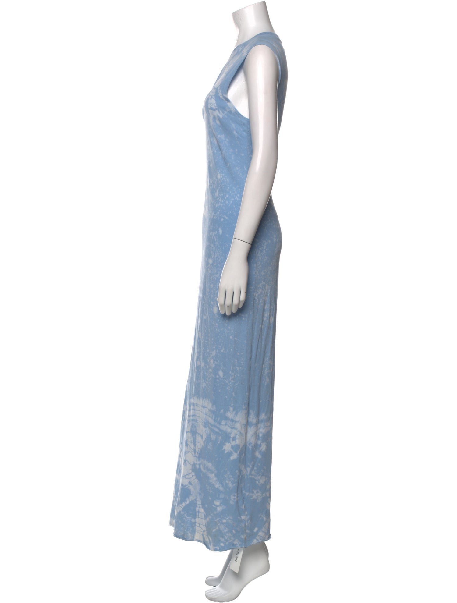 Raquel Allegra Tie-Dye Print Long Dress