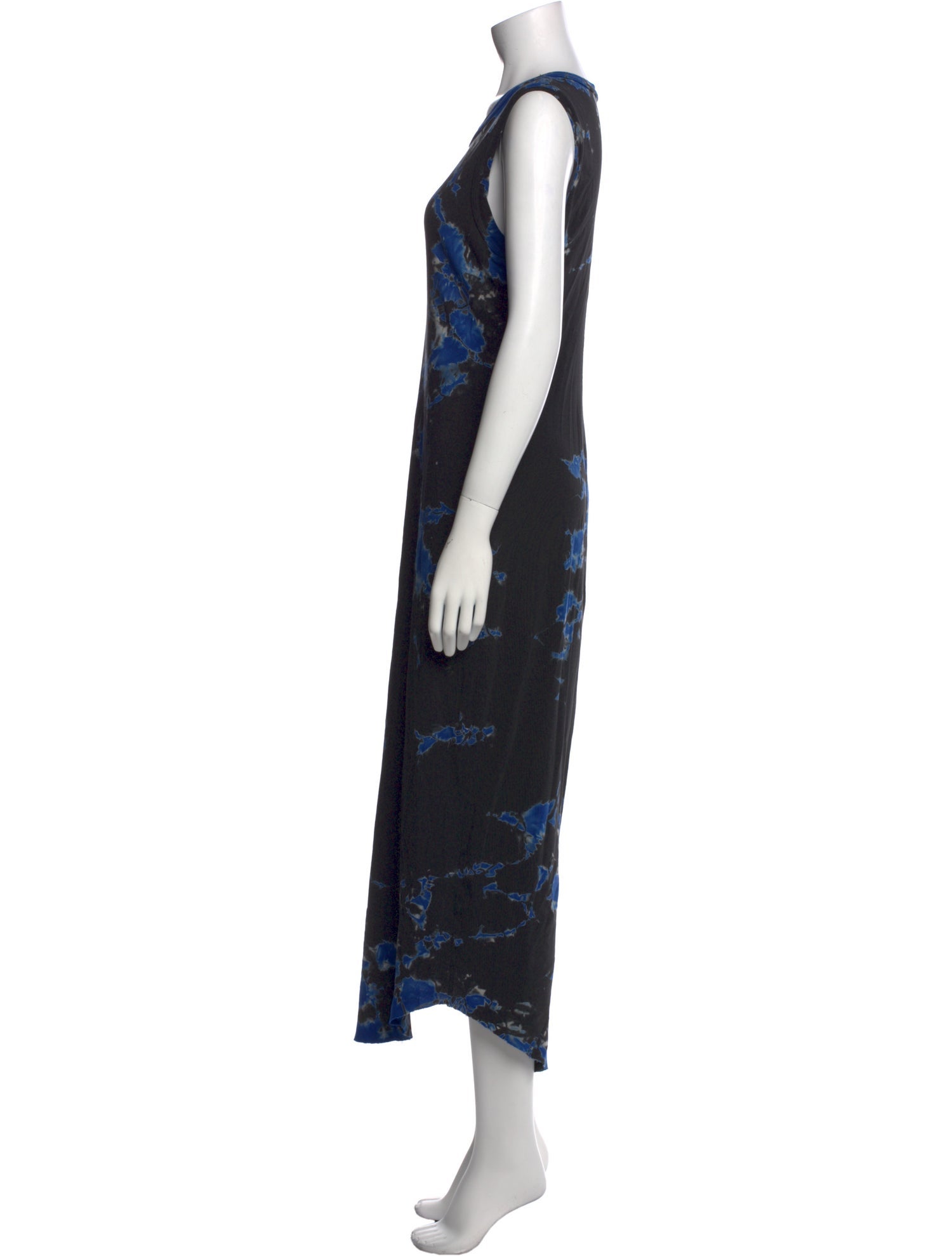 Raquel Allegra Tie-Dye Print Long Dress