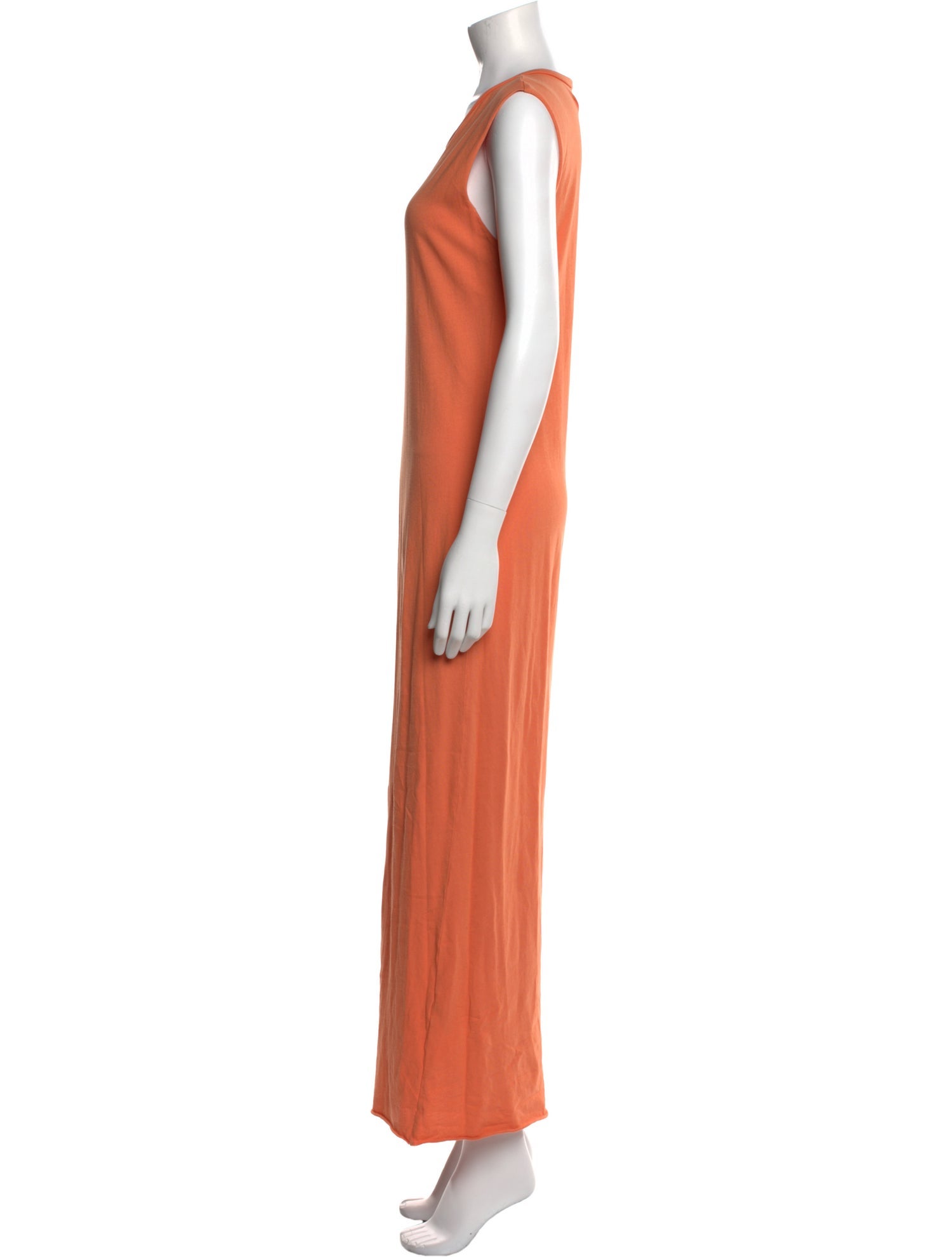 Raquel Allegra Scoop Neck Long Dress