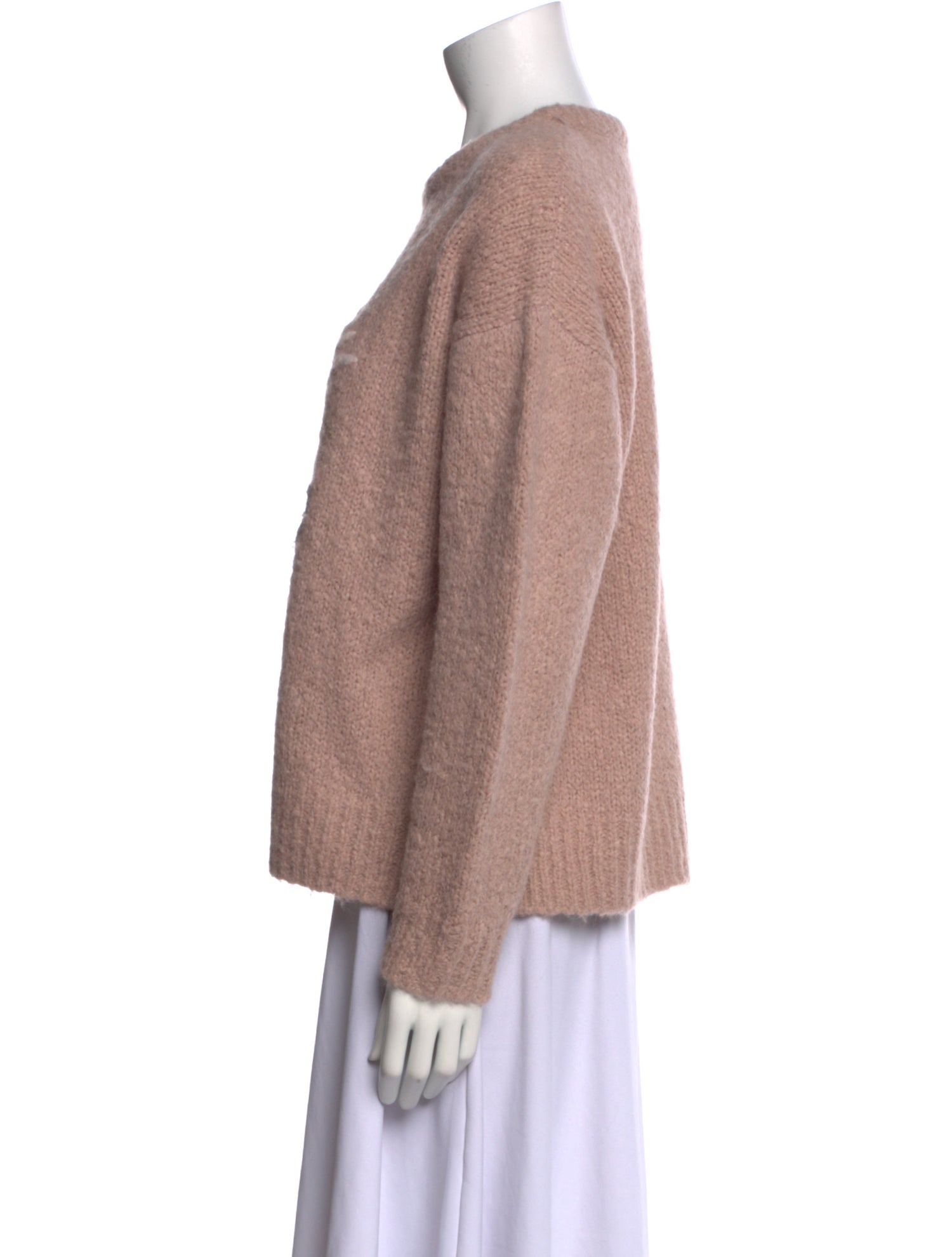 Raquel Allegra Alpaca Graphic Print Sweater