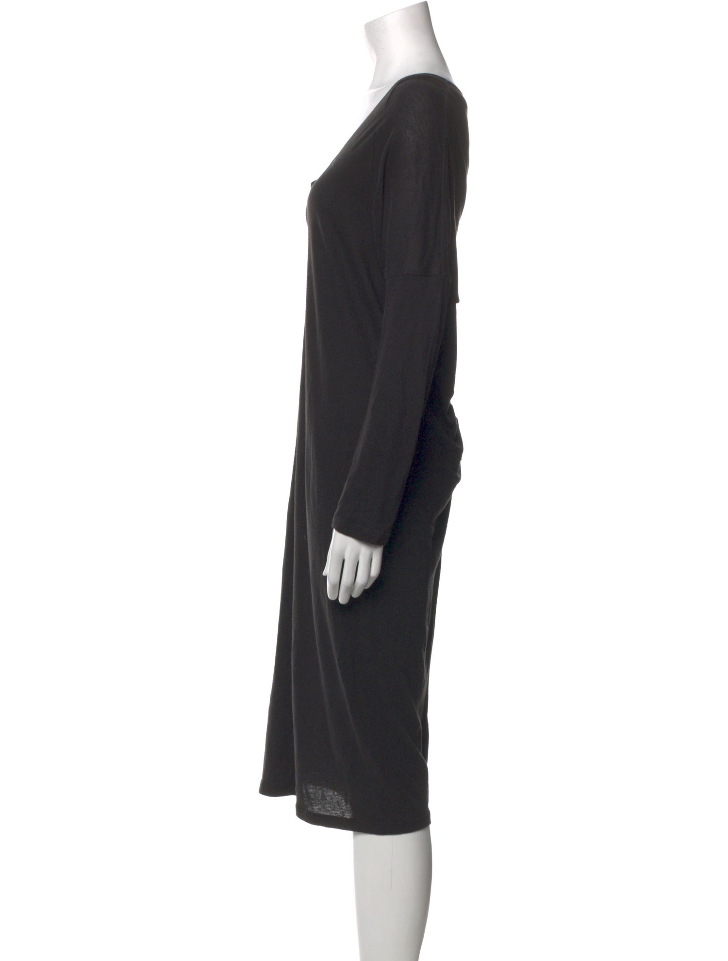 Raquel Allegra Scoop Neck Knee-Length Dress