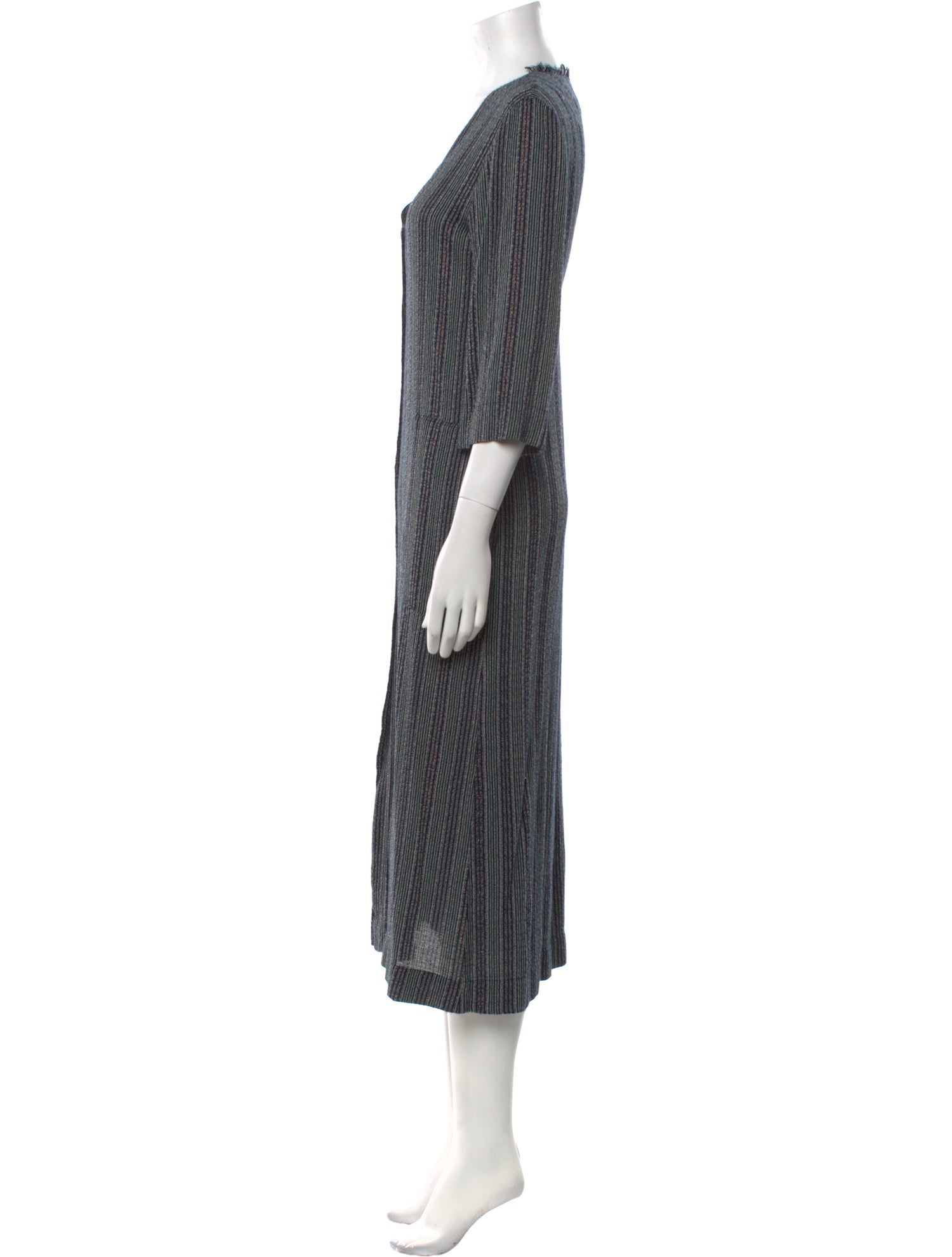 Raquel Allegra Striped Long Dress