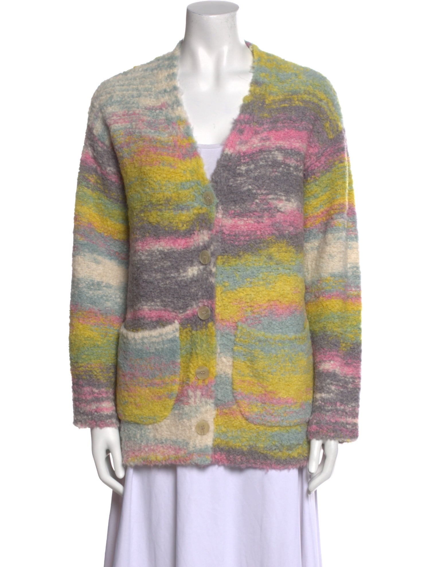 Raquel Allegra Merino Wool Striped Sweater w/ Tags