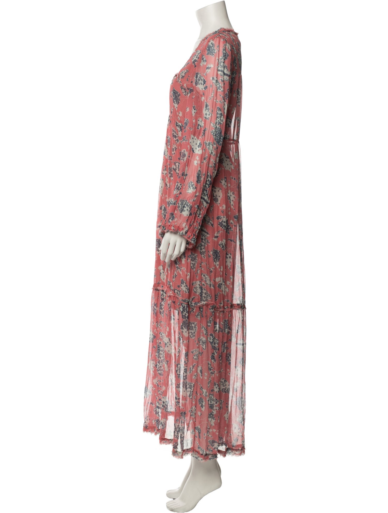 Raquel Allegra Silk Long Dress