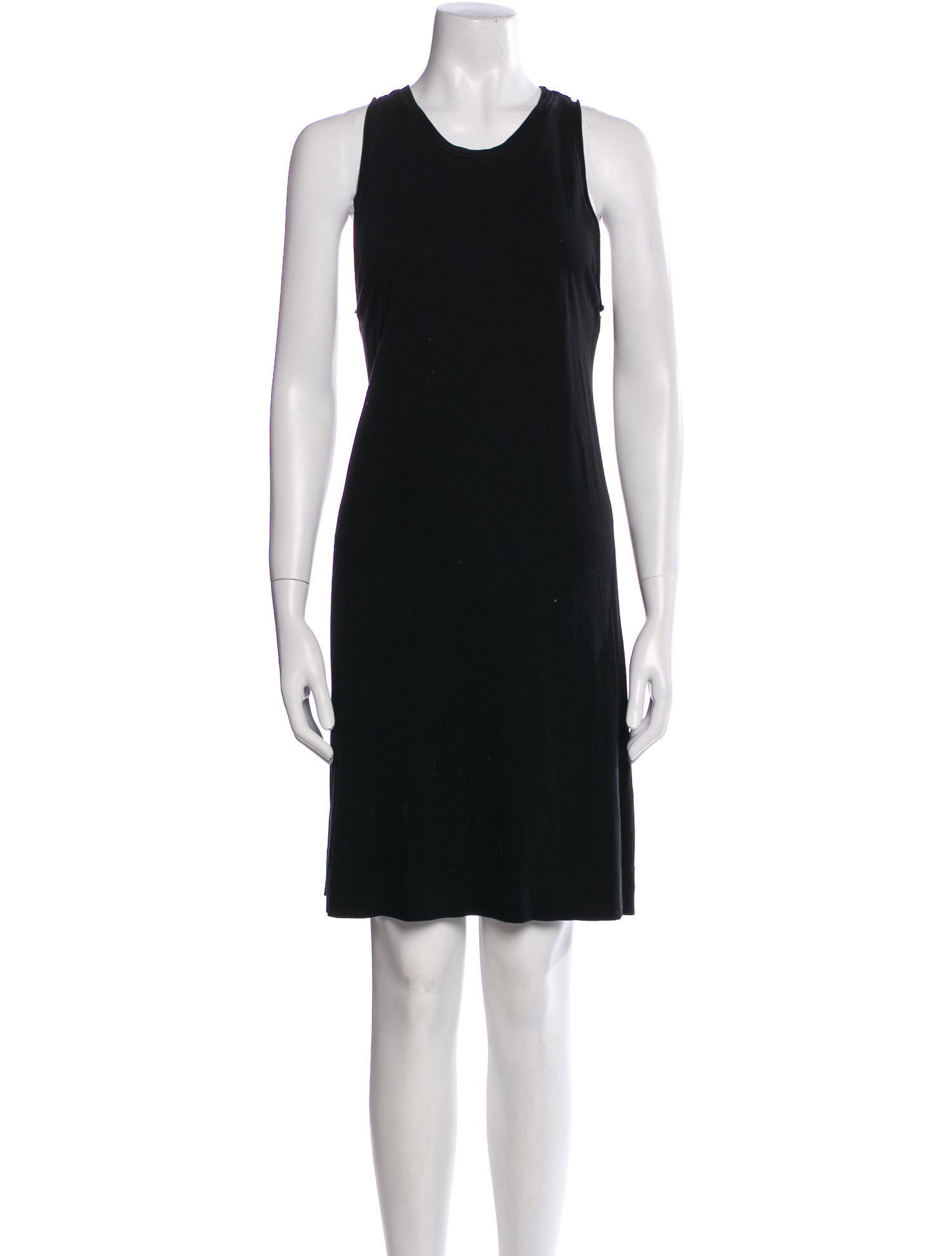Raquel Allegra Scoop Neck Mini Dress
