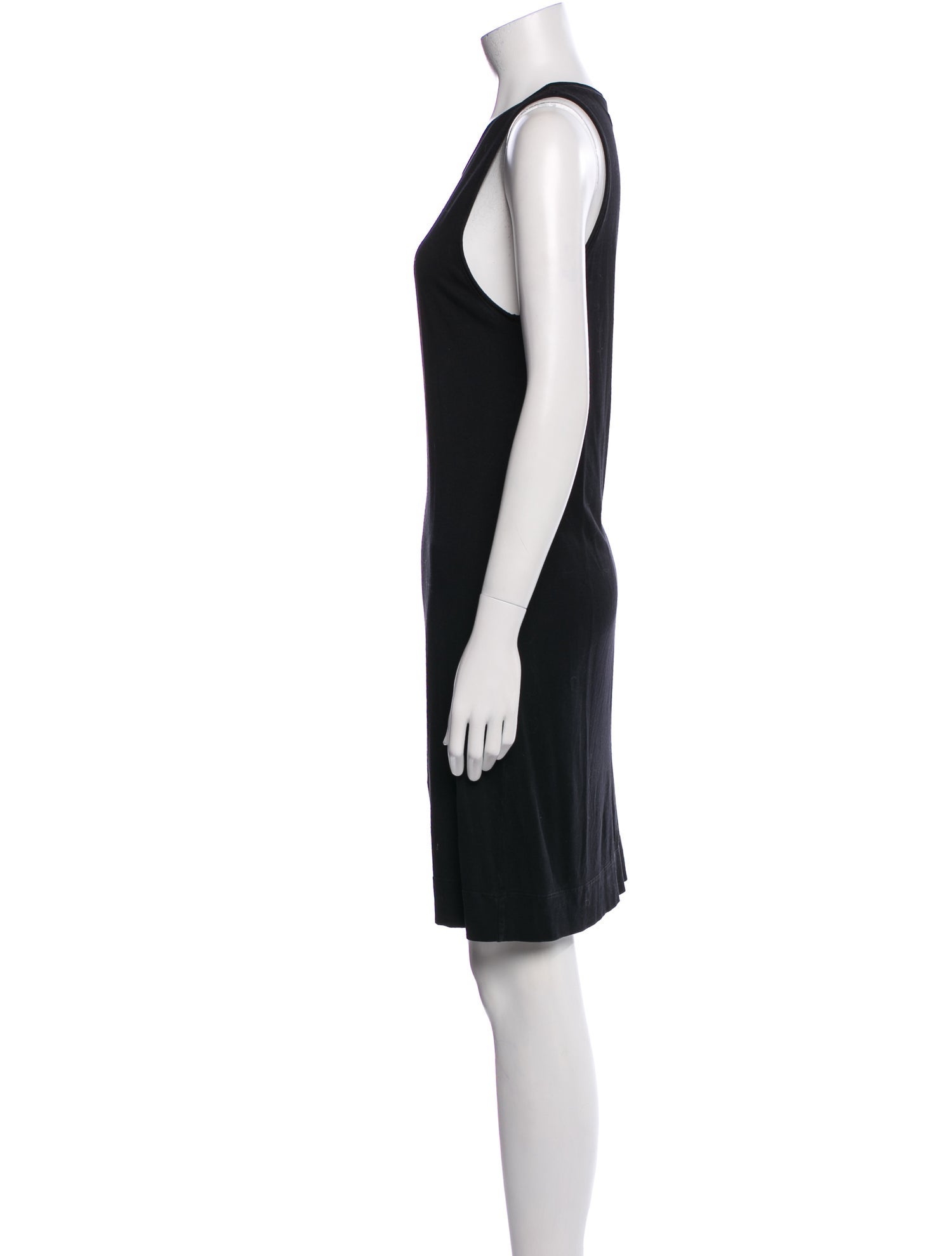Raquel Allegra Scoop Neck Mini Dress