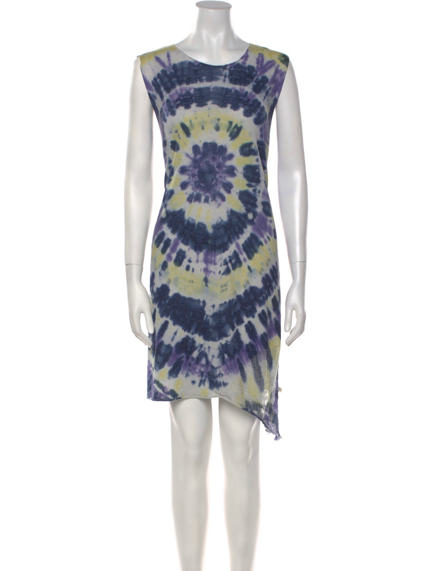 Raquel Allegra Tie-Dye Print Mini Dress