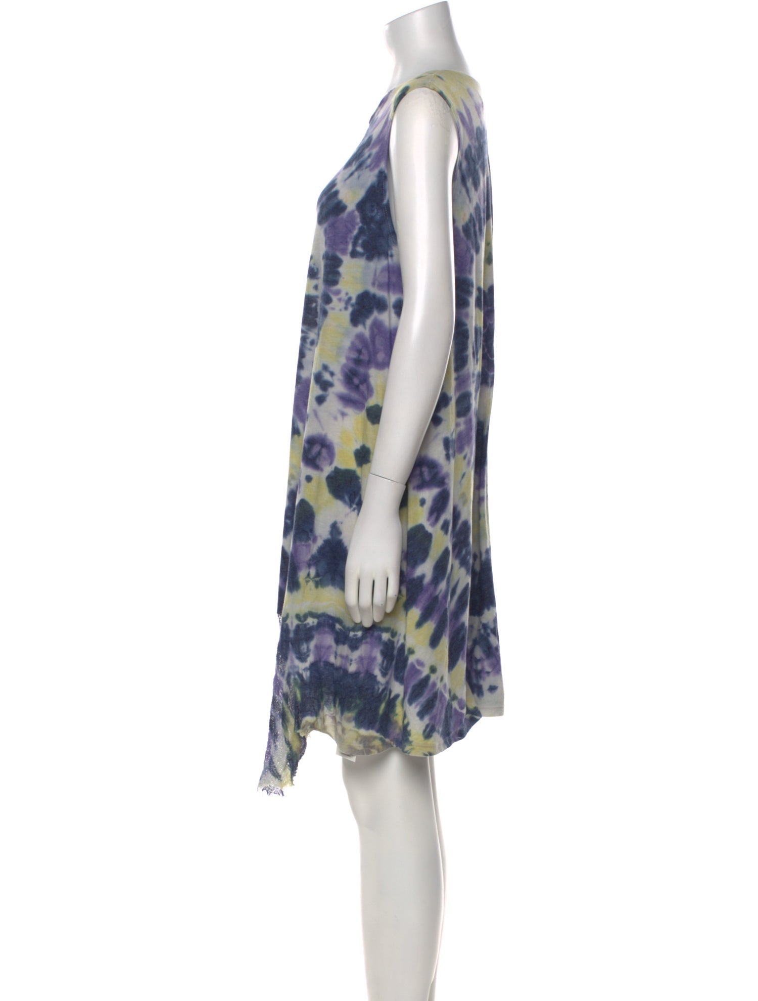 Raquel Allegra Tie-Dye Print Mini Dress