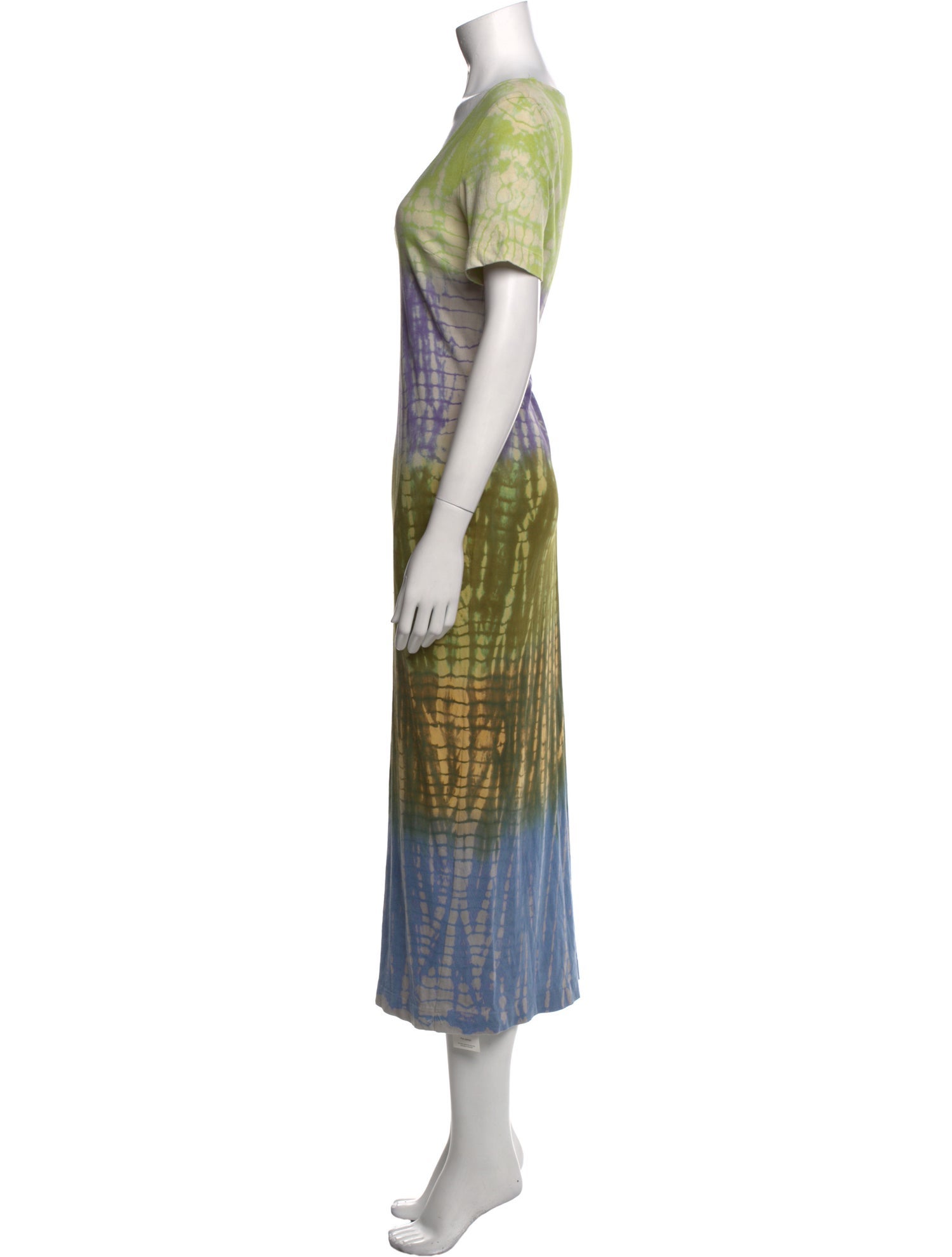Raquel Allegra Tie-Dye Print Long Dress
