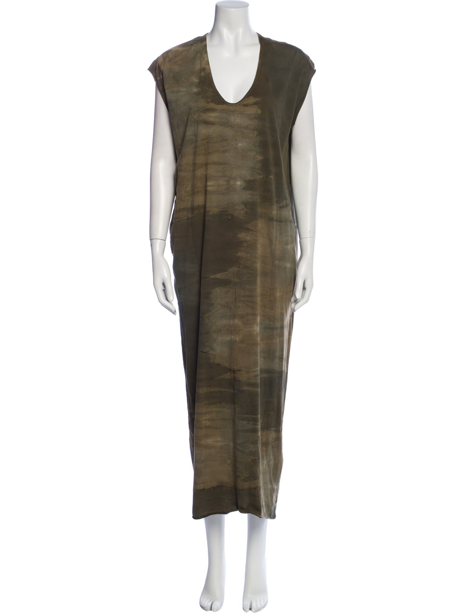 Raquel Allegra Tie-Dye Print Long Dress