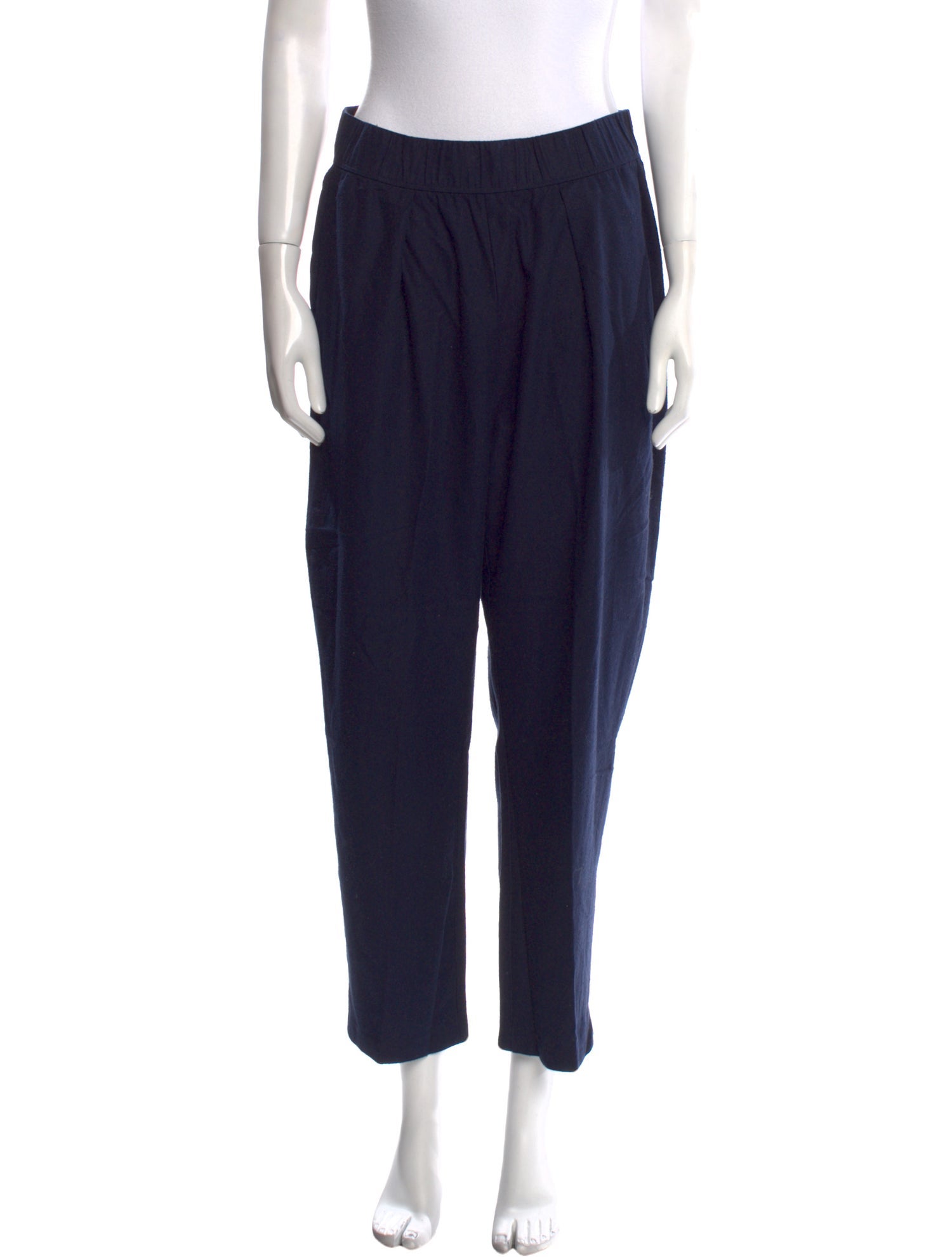 Raquel Allegra Silk Straight Leg Pants